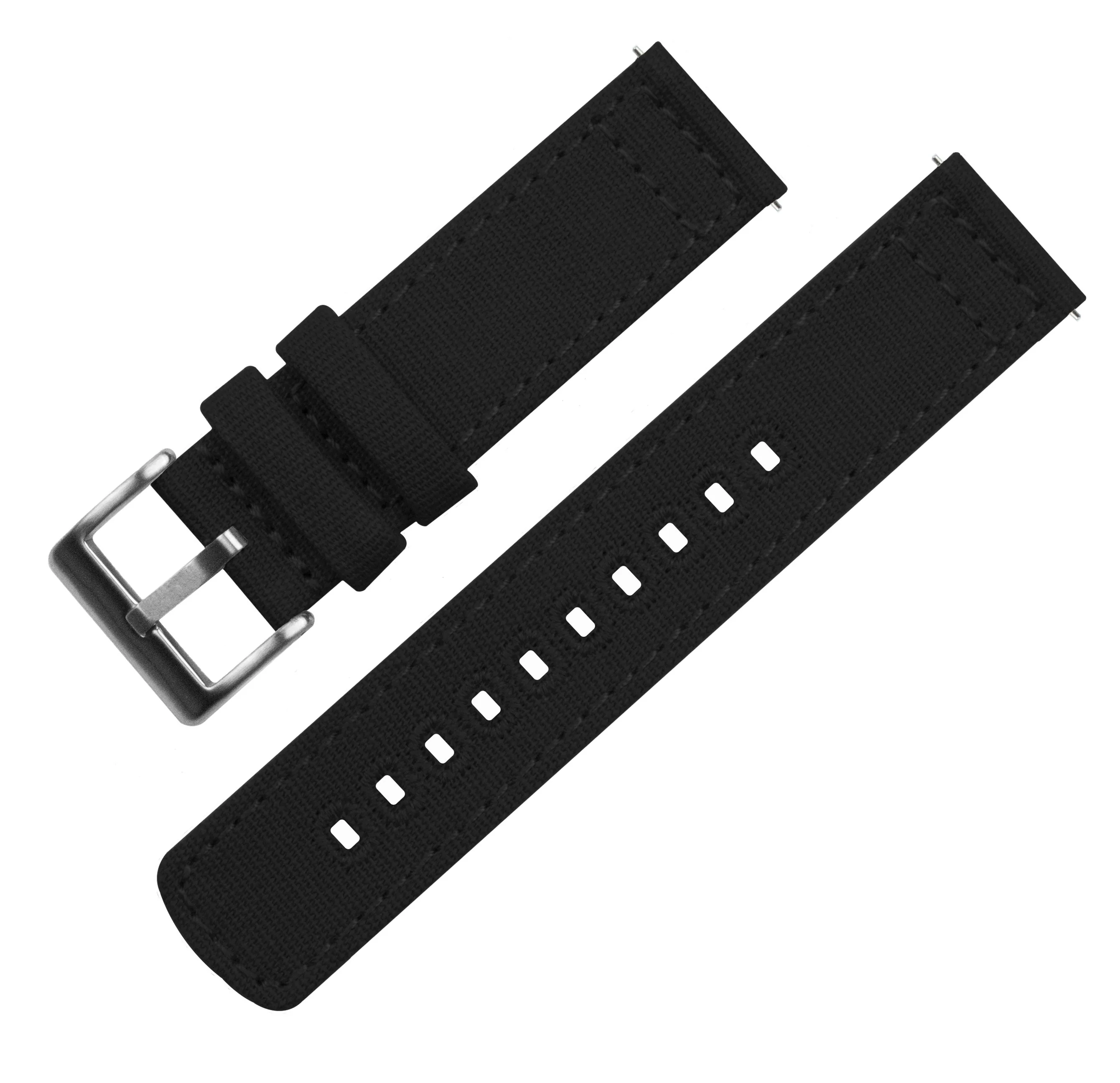 Amazfit Bip Black Canvas Watch Band - Image 3