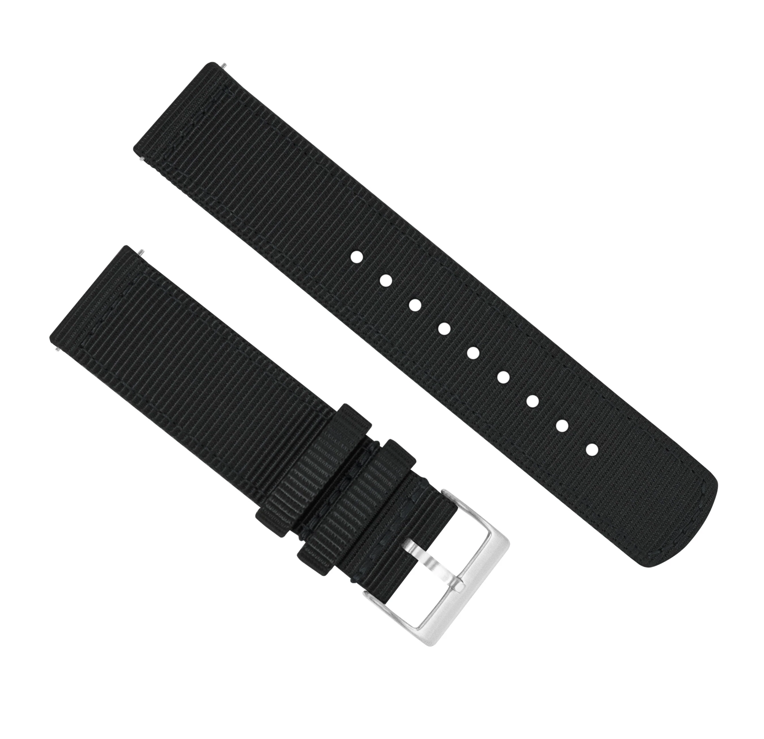 Amazfit Bip Two Piece NATO® style Black Watch Band - Image 2