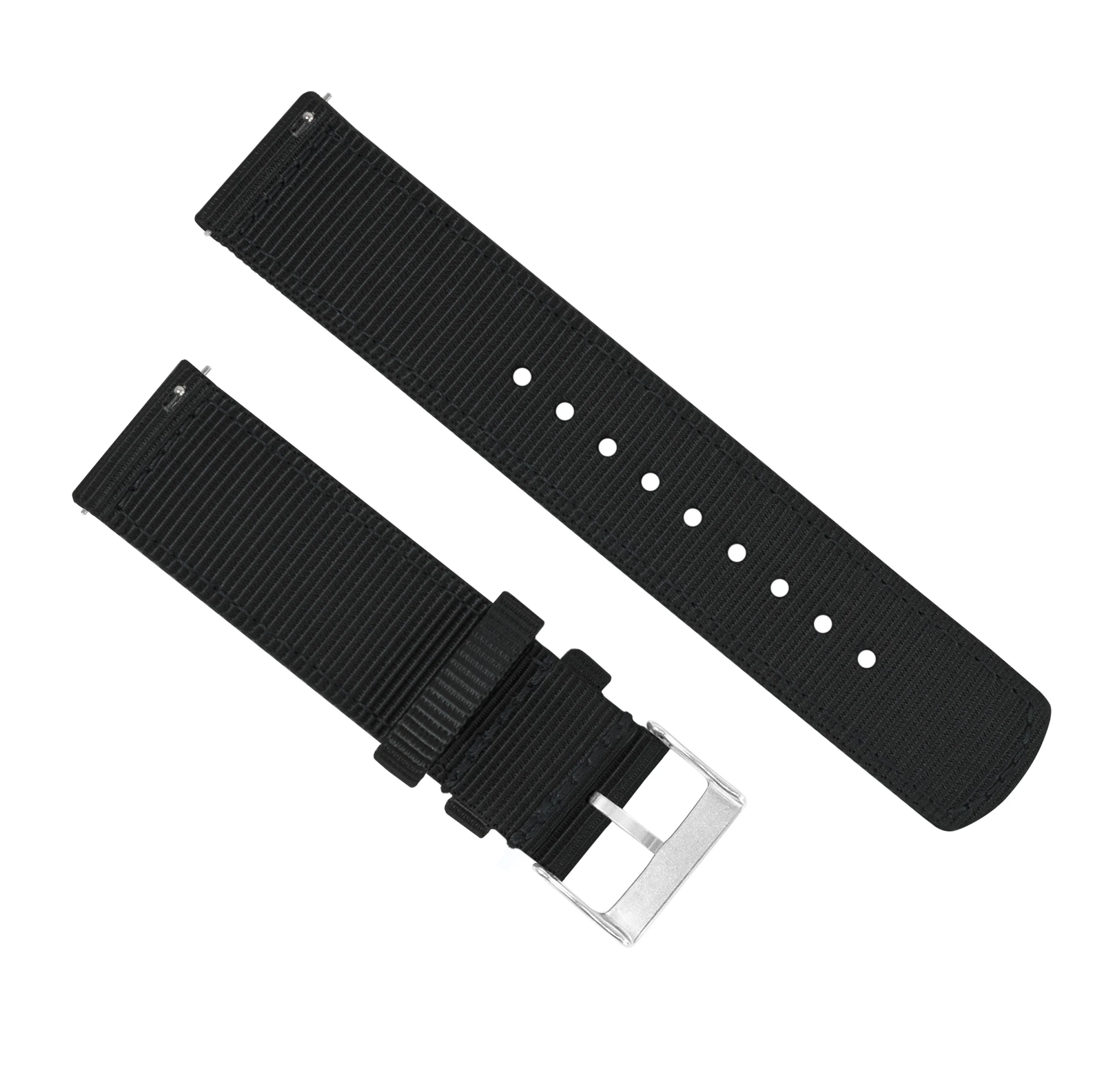 Amazfit Bip Two Piece NATO® style Black Watch Band - Image 3
