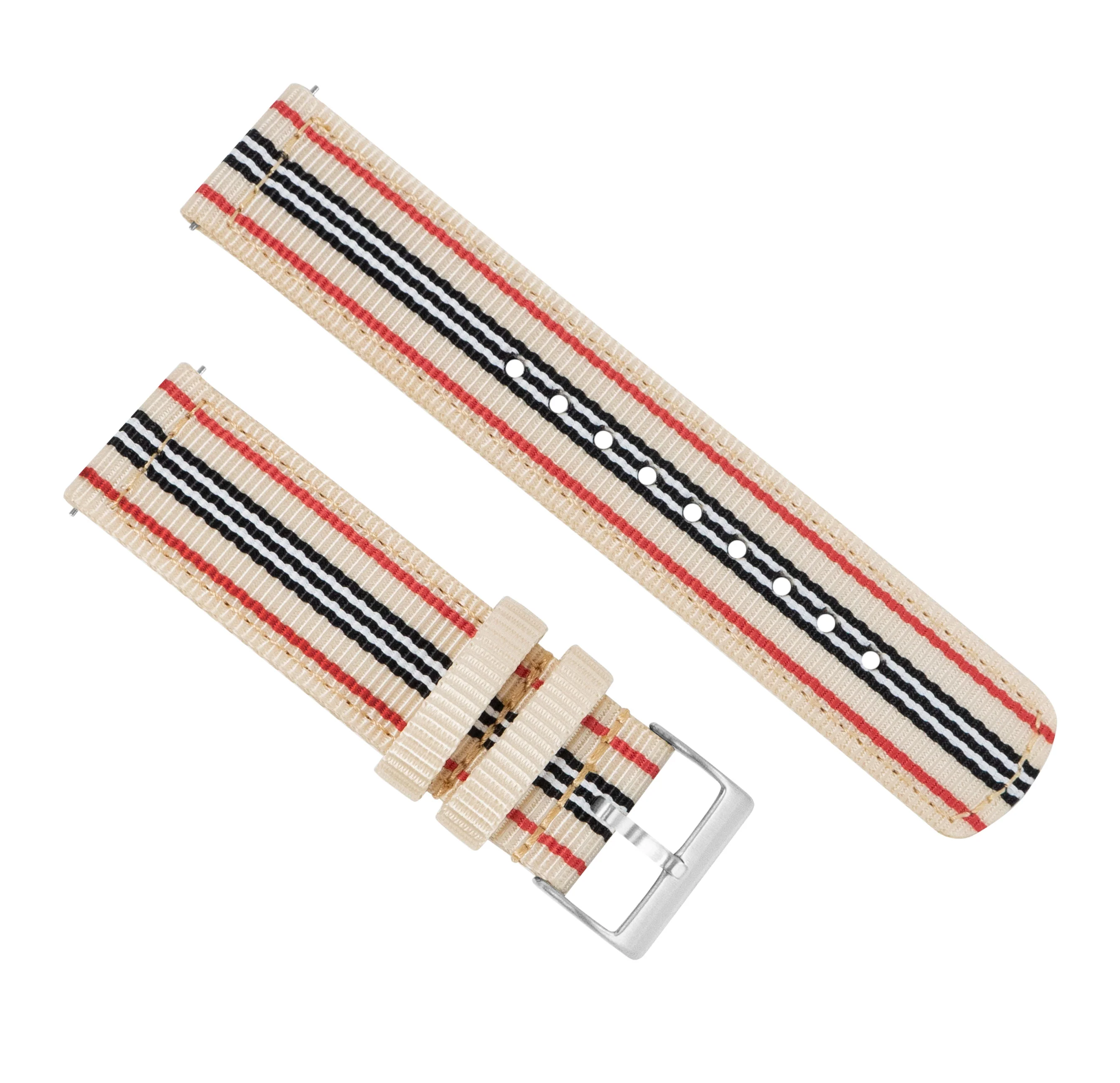 Amazfit Bip Two Piece NATO® style Retro Watch Band - Image 2