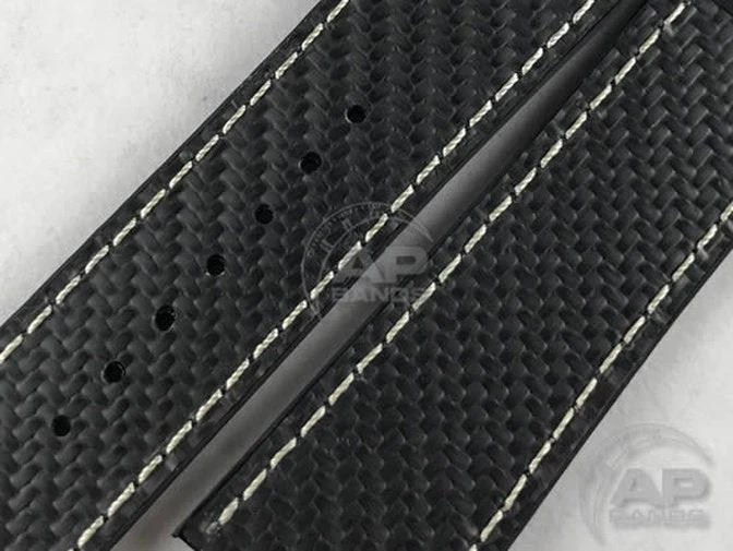 AP Bands 100% Genuine Carbon Fiber Strap For Hublot Big Bang 44mm - Image 2