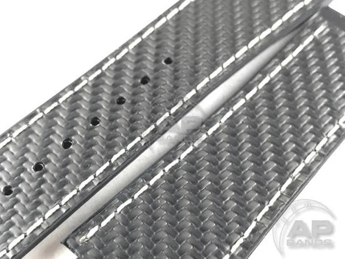 AP Bands 100% Genuine Carbon Fiber Strap For Hublot Big Bang 44mm - Image 3