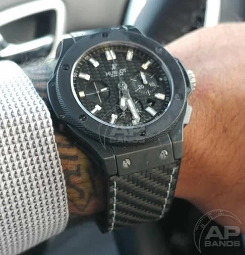 AP Bands 100% Genuine Carbon Fiber Strap For Hublot Big Bang 44mm - Image 4