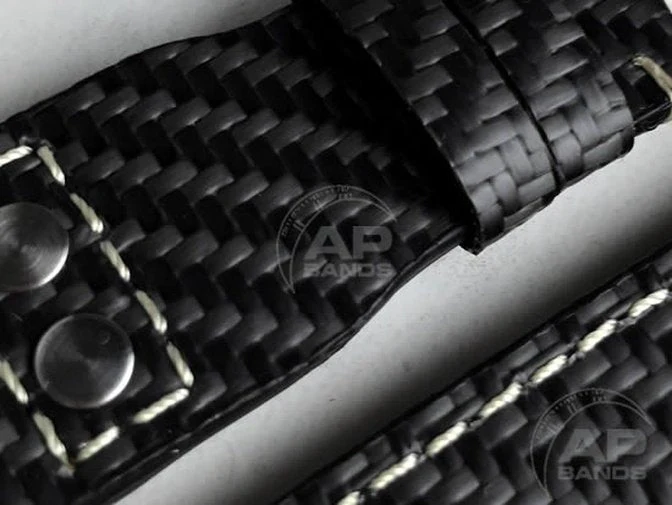 AP Bands 100% Genuine Carbon Fiber Strap For IWC Big Pilot, Perpetual Calendar, B-Uhr - Image 2