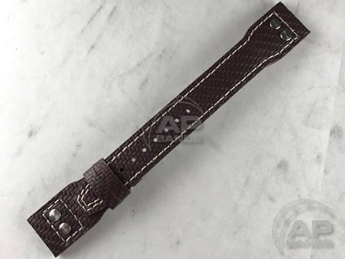 AP Bands 100% Genuine Red Carbon Fiber Strap For IWC Big Pilot, Perpetual Calendar, B-Uhr - Image 2