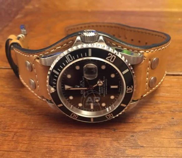 AP Bands Bund Style Strap For Rolex Watches, Tudor Watches, Any Watch with 22mm Lugs - Image 2