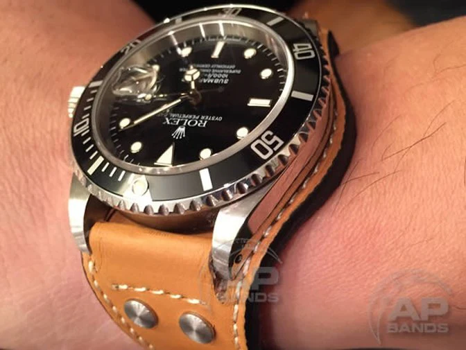 AP Bands Bund Style Strap For Rolex Watches, Tudor Watches, Any Watch with 22mm Lugs - Image 3