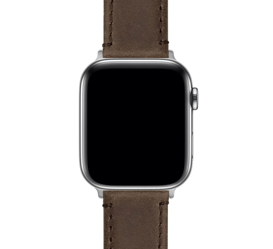 Apple Saddle Leather Stitching Watch Band - Image 4