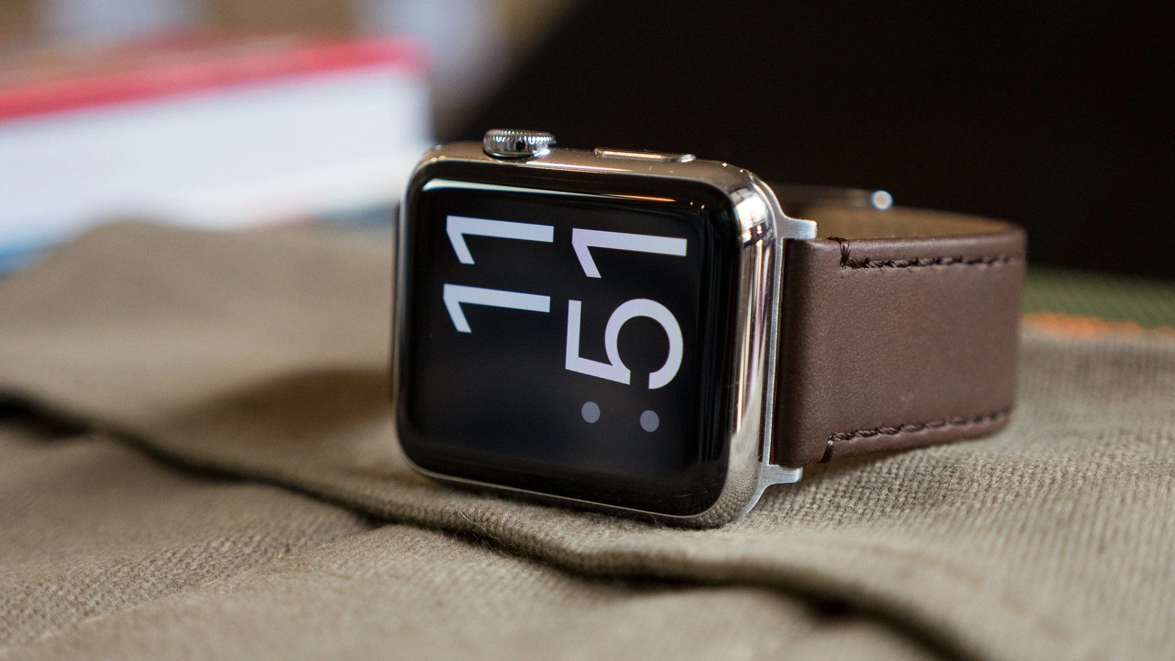 Apple Saddle Leather Stitching Watch Band - Image 7