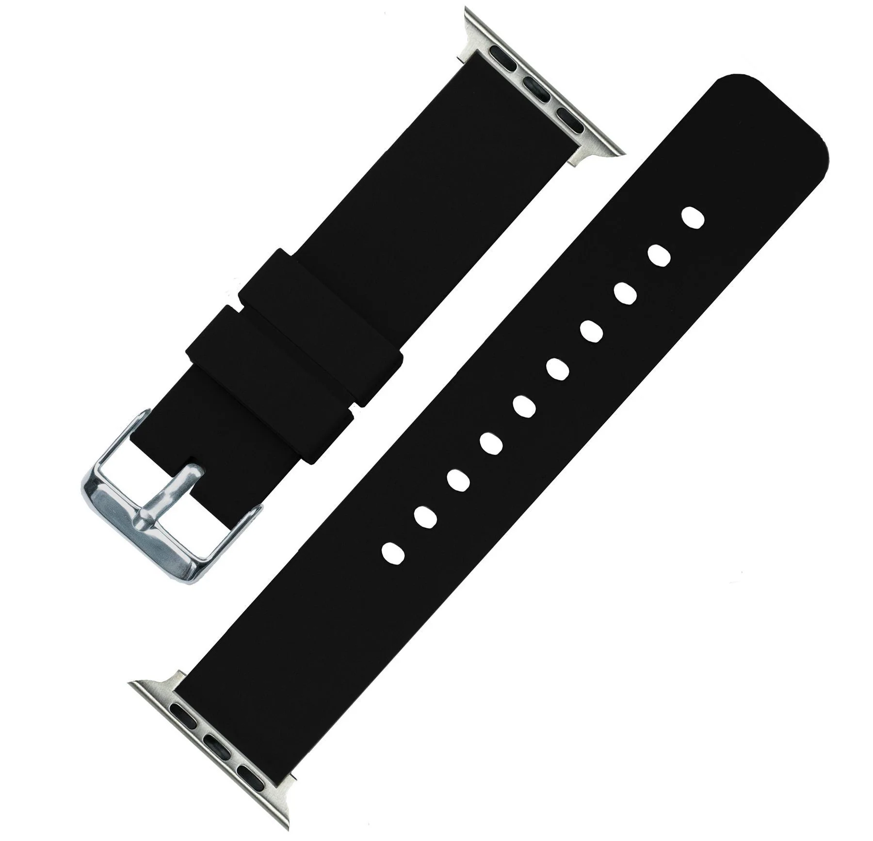 Apple Silicone Black Watch Band - Image 4