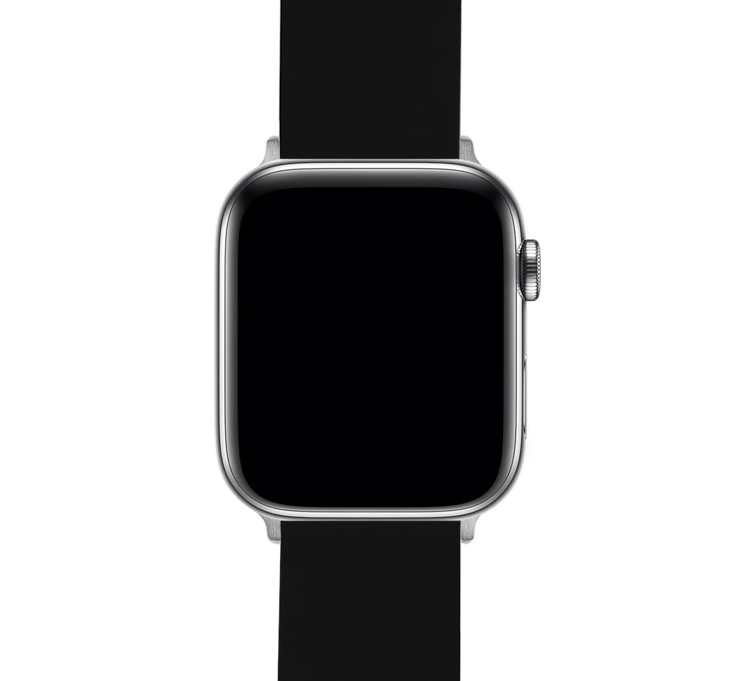 Apple Silicone Black Watch Band - Image 6