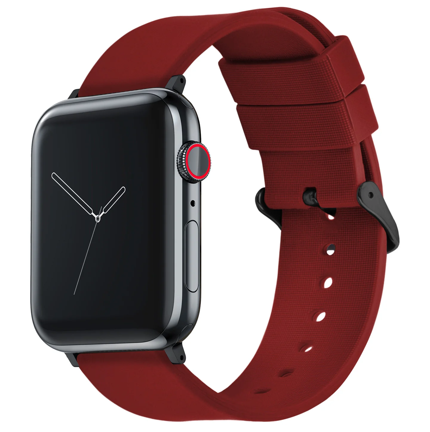 Apple Silicone Crimson Watch Band - Image 2