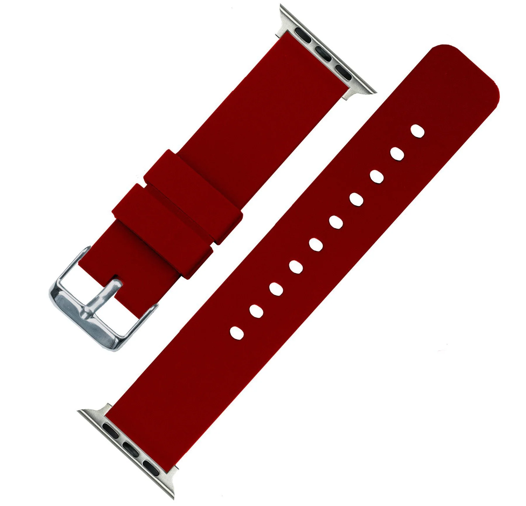 Apple Silicone Crimson Watch Band - Image 3