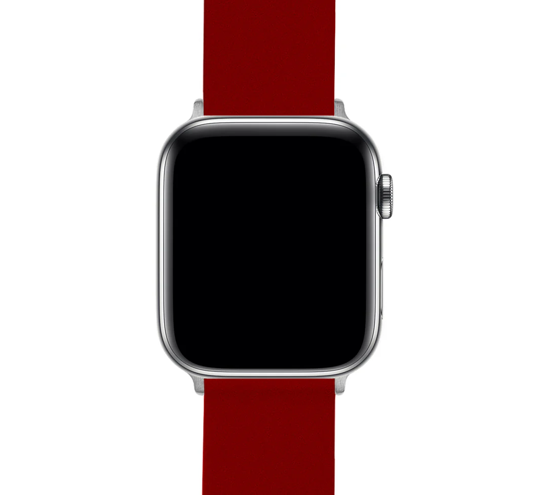 Apple Silicone Crimson Watch Band - Image 5