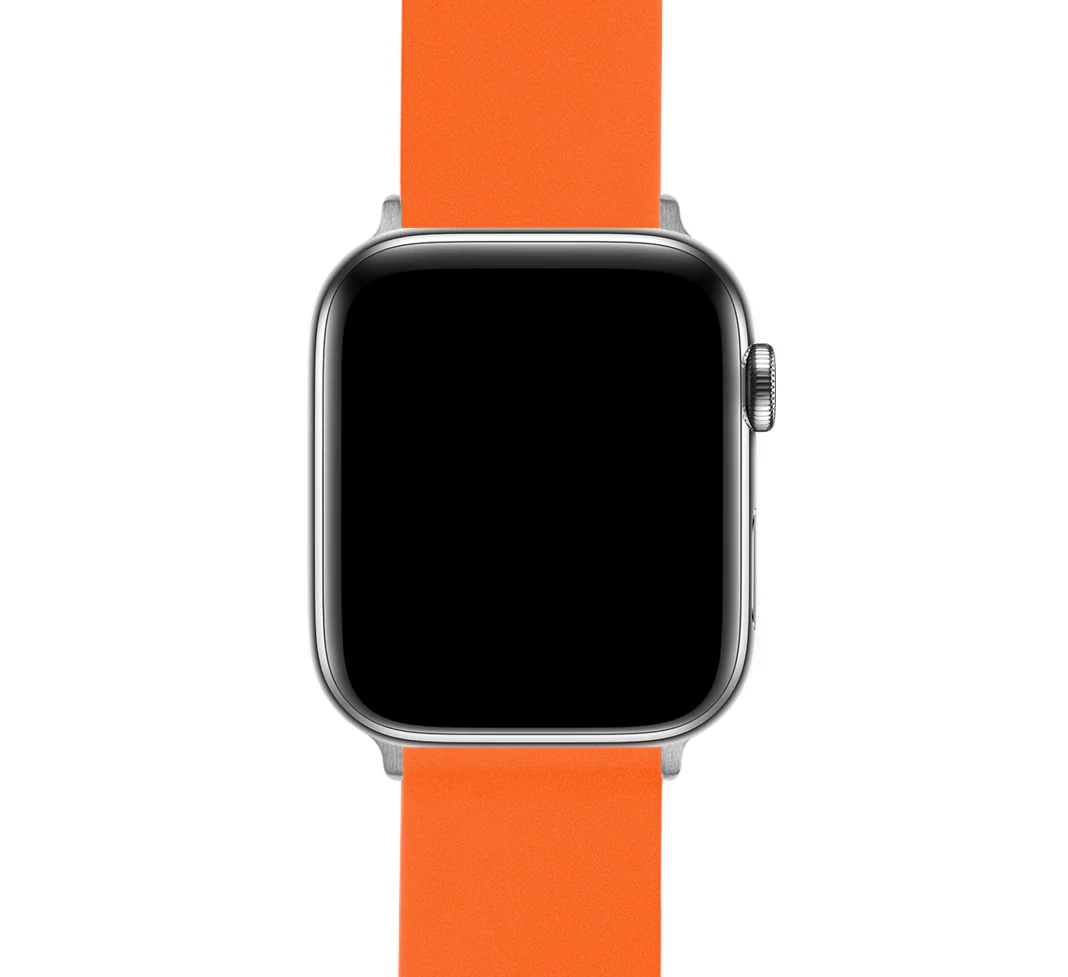 Apple Silicone Pumpkin Orange Watch Band - Image 4