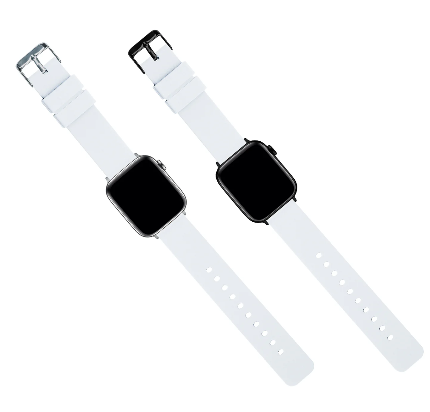 Apple Silicone White Watch Band - Image 2