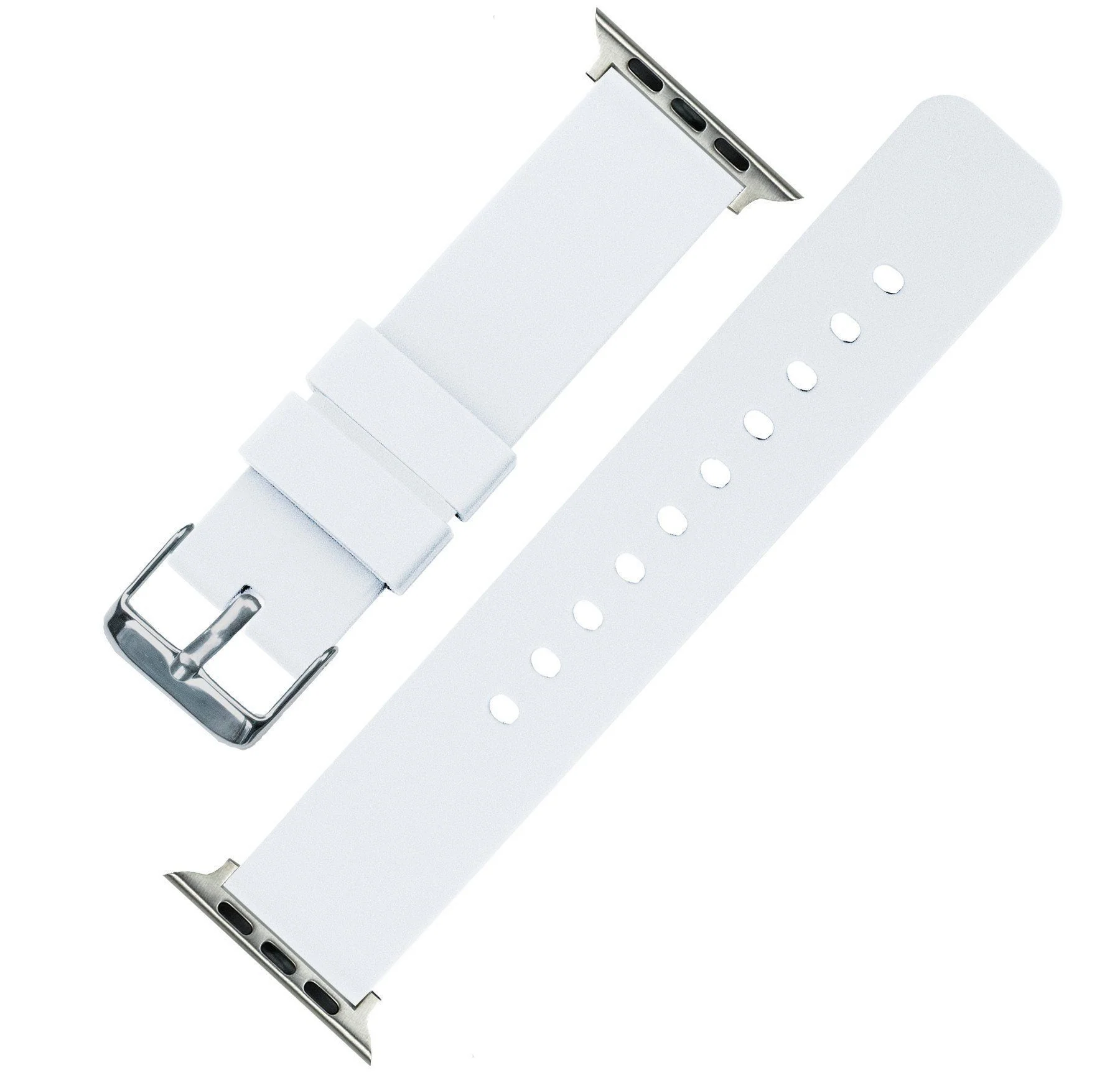 Apple Silicone White Watch Band - Image 4