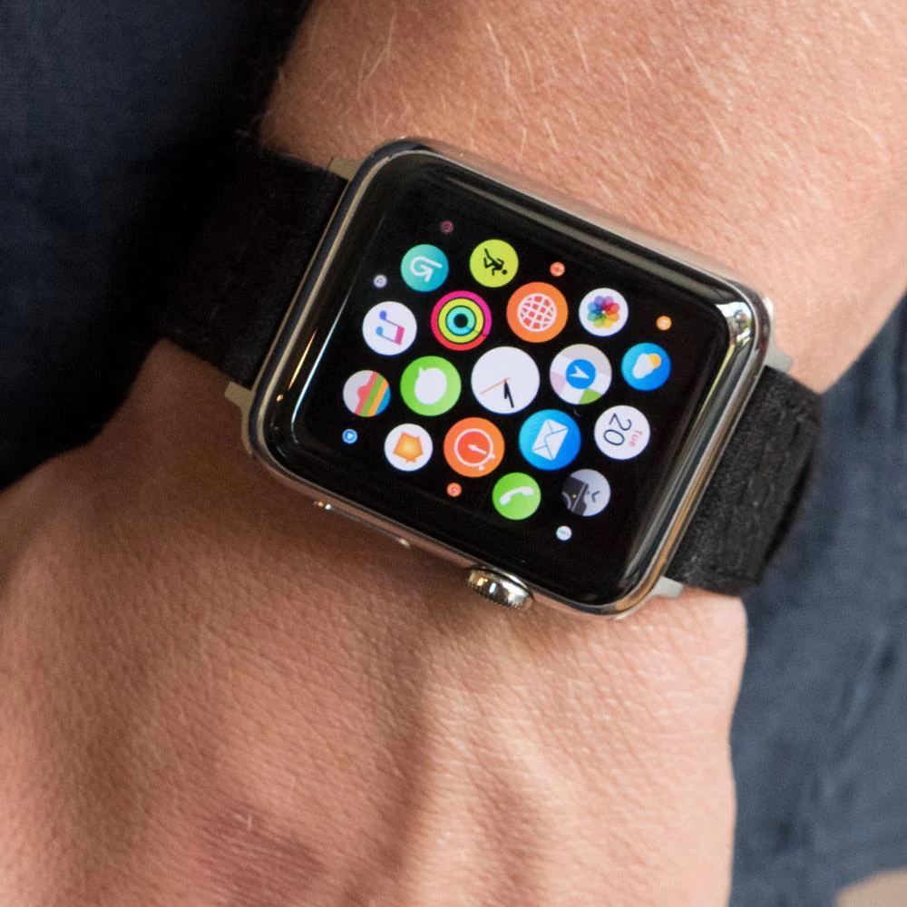 Apple Watch Black Canvas Watch Band - Image 4