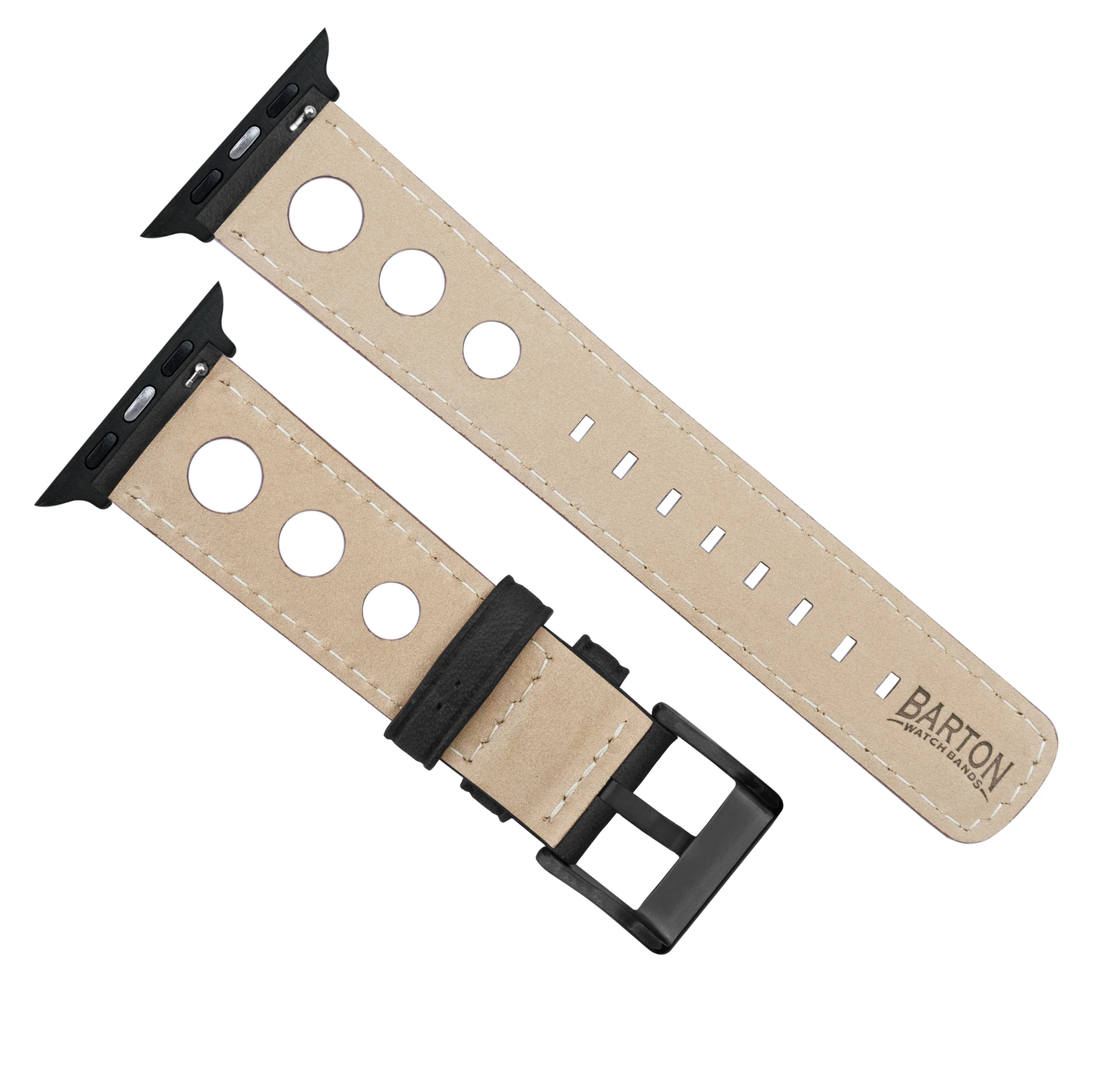 Apple Watch Black Rally Horween Leather Watch Band - Image 10