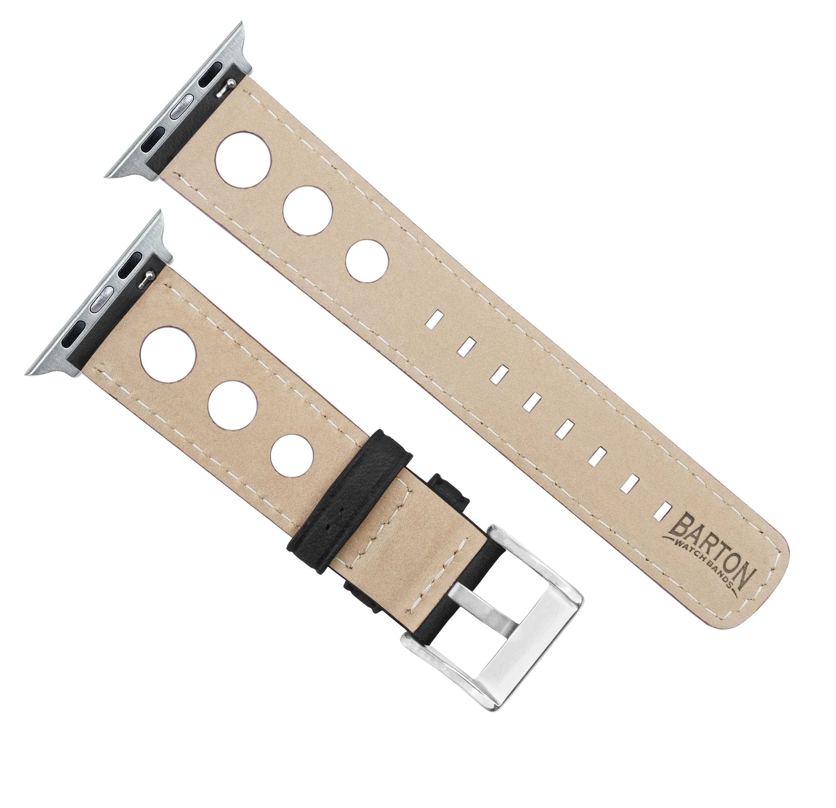 Apple Watch Black Rally Horween Leather Watch Band - Image 9
