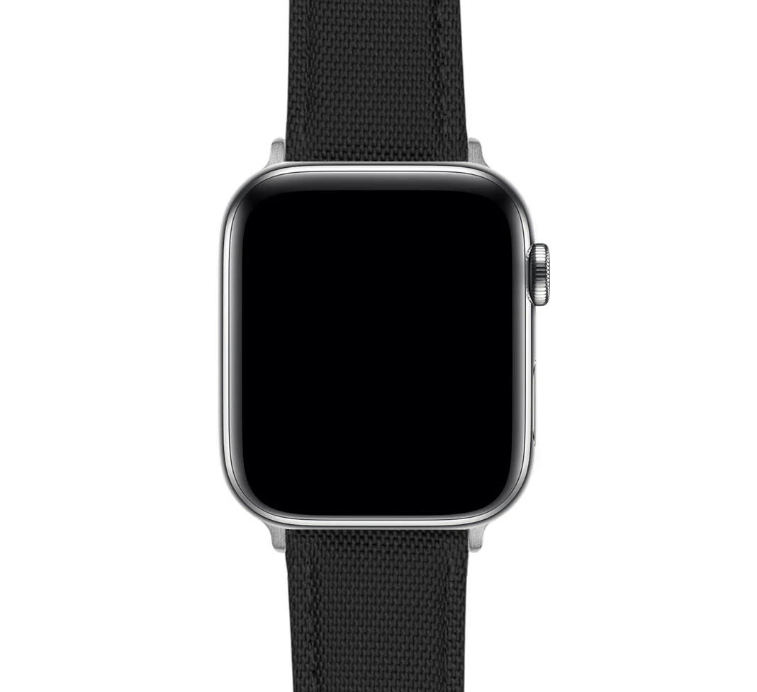 Apple Watch Black Sailcloth Watch Band - Image 6