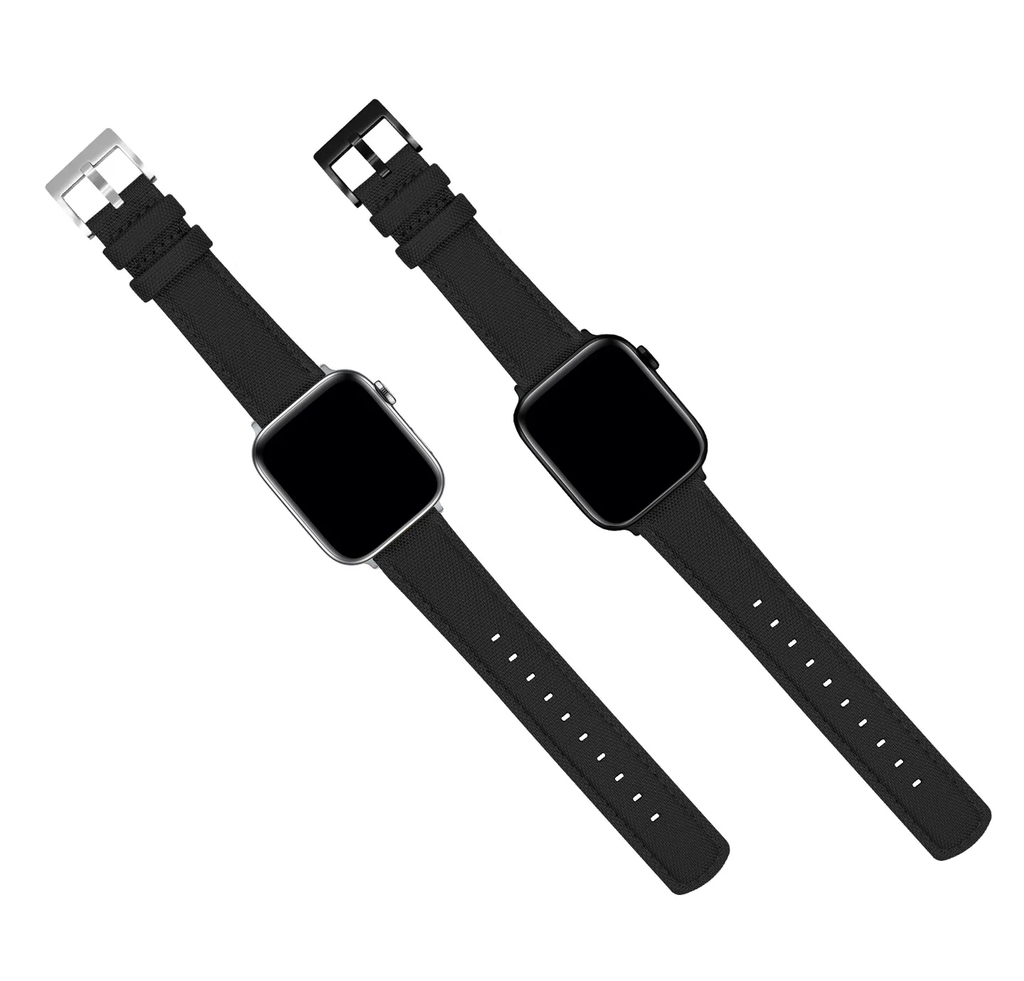 Apple Watch Black Sailcloth Watch Band - Image 7