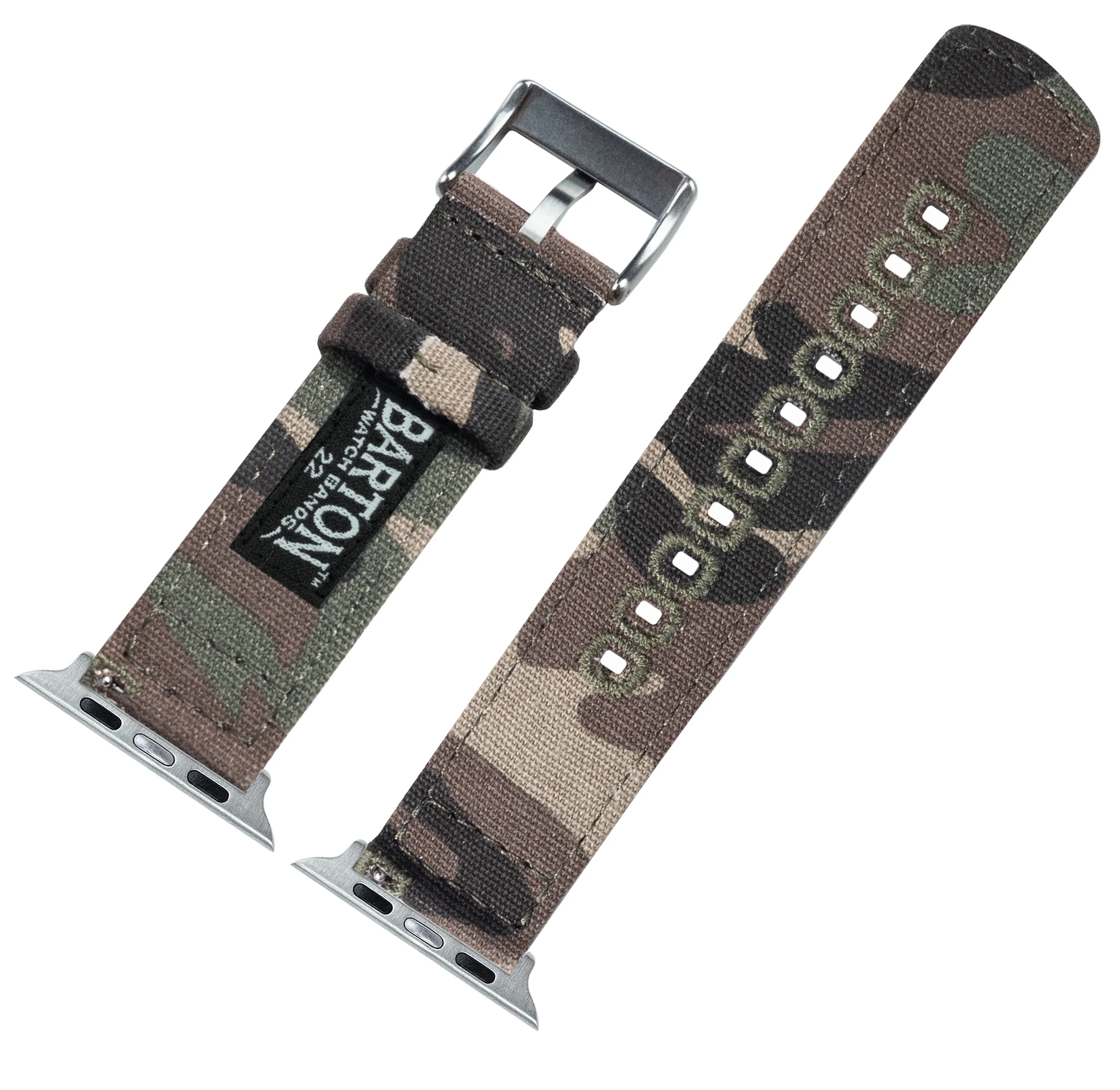 Apple Watch Camouflage Canvas Watch Band - Image 9