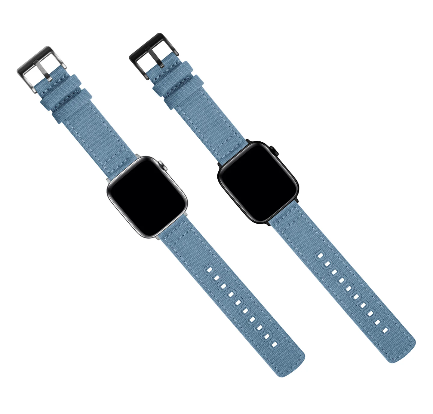 Apple Watch Canvas Nantucket Blue Watch Band - Image 2