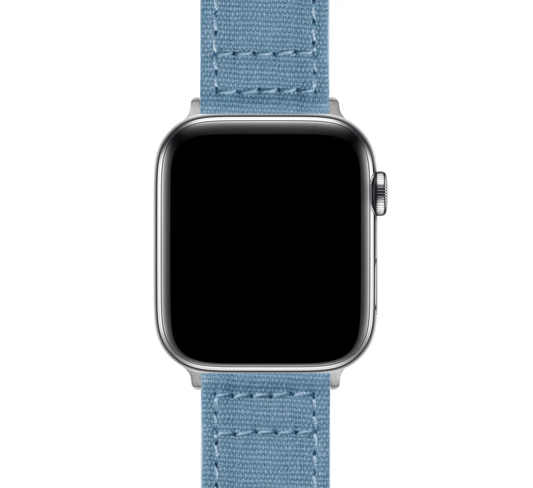 Apple Watch Canvas Nantucket Blue Watch Band - Image 8