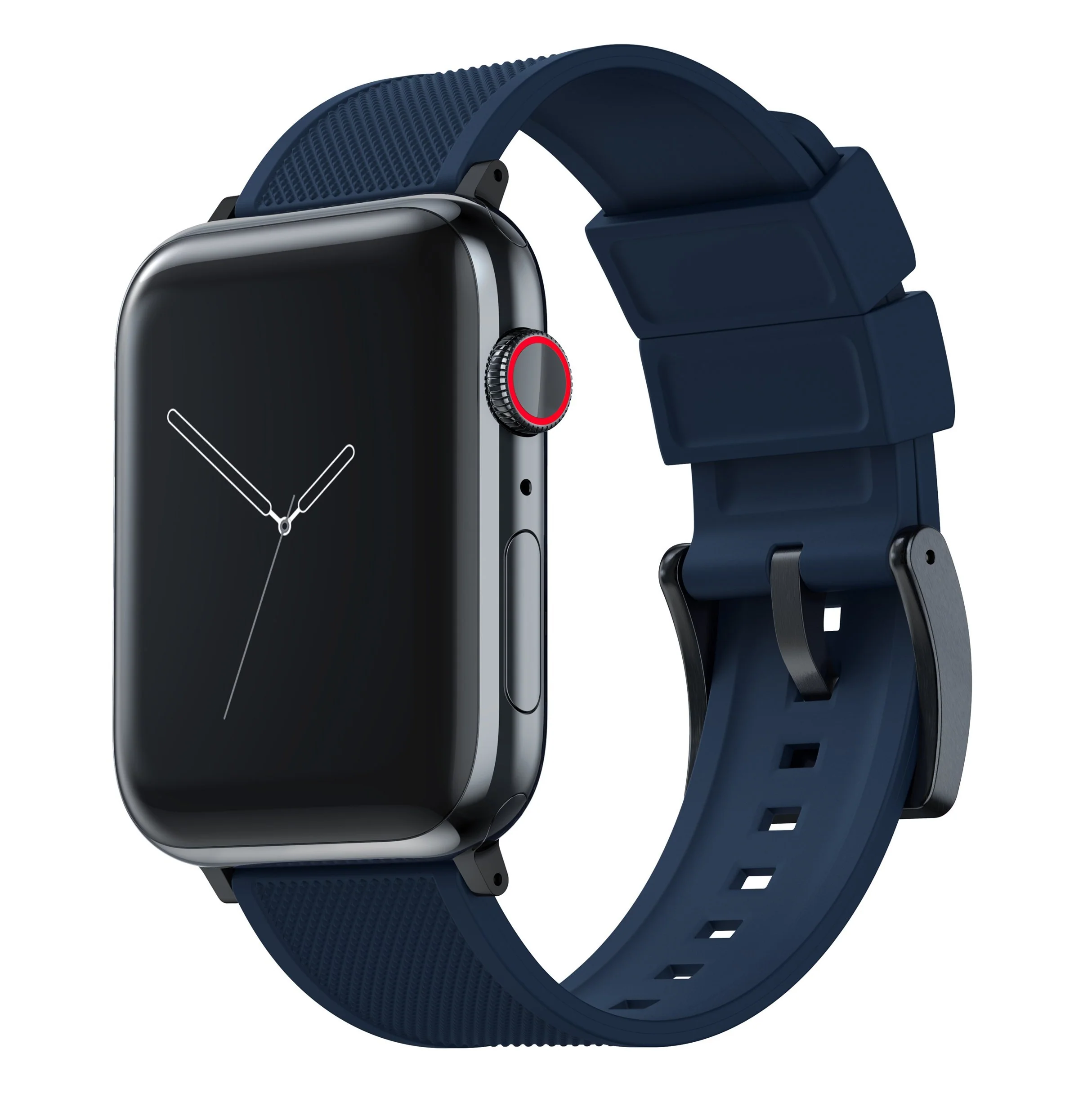 Apple Watch Elite Silicone Navy Blue Watch Band - Image 3