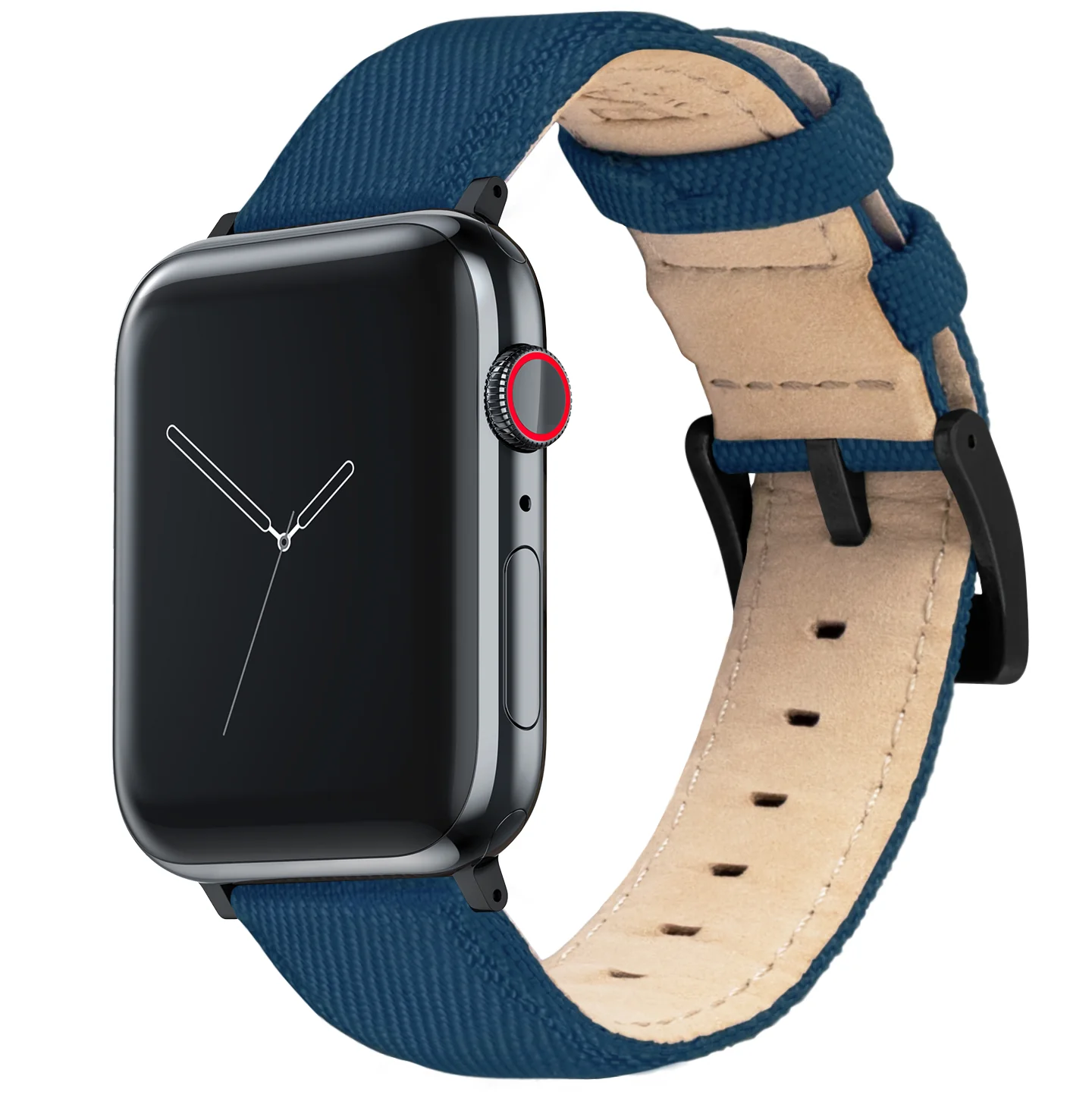Apple Watch Navy Blue Sailcloth Watch Band - Image 2