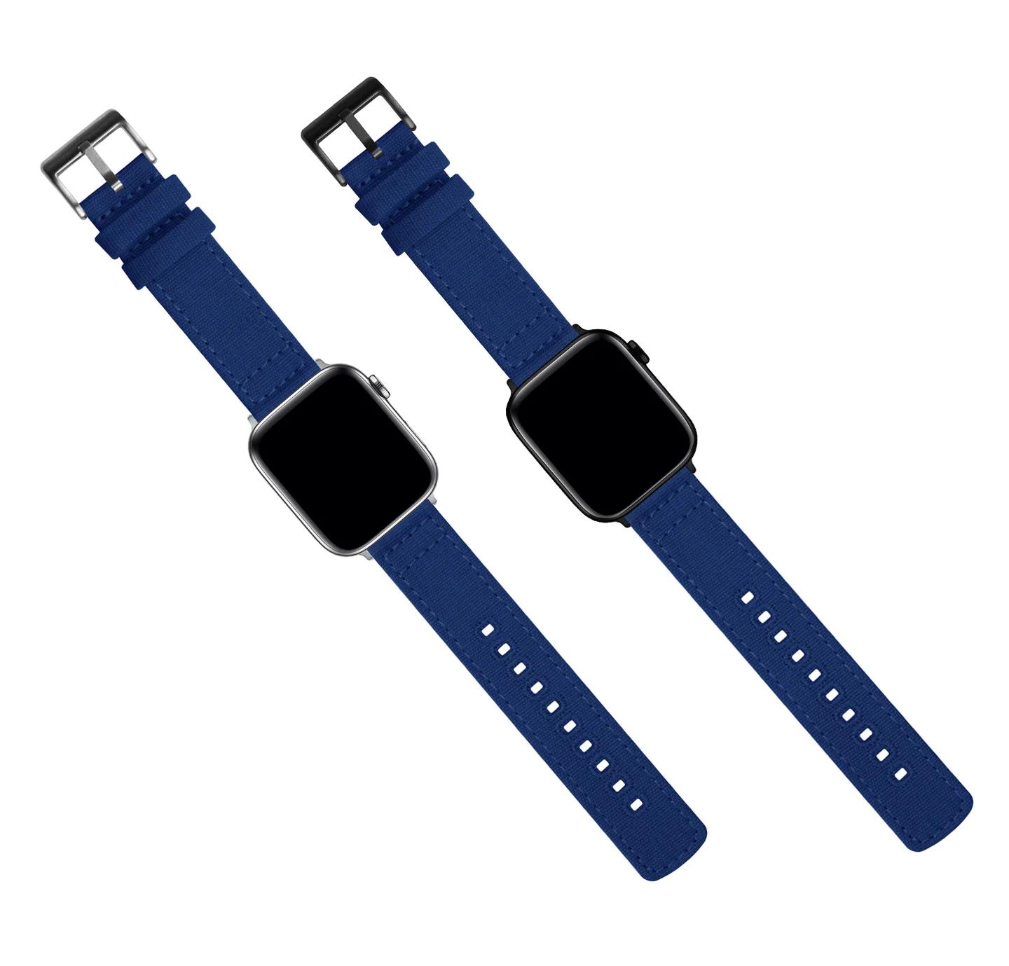 Apple Watch Royal Blue Canvas Watch Band - Image 3