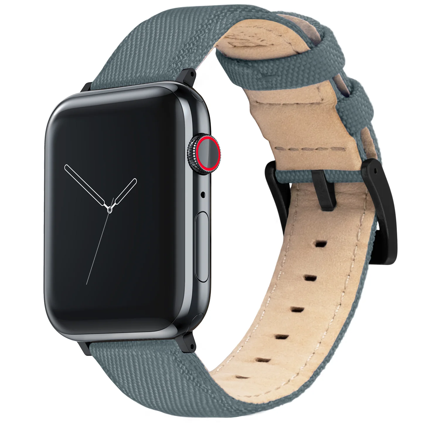 Apple Watch Slate Grey Sailcloth Watch Band - Image 2