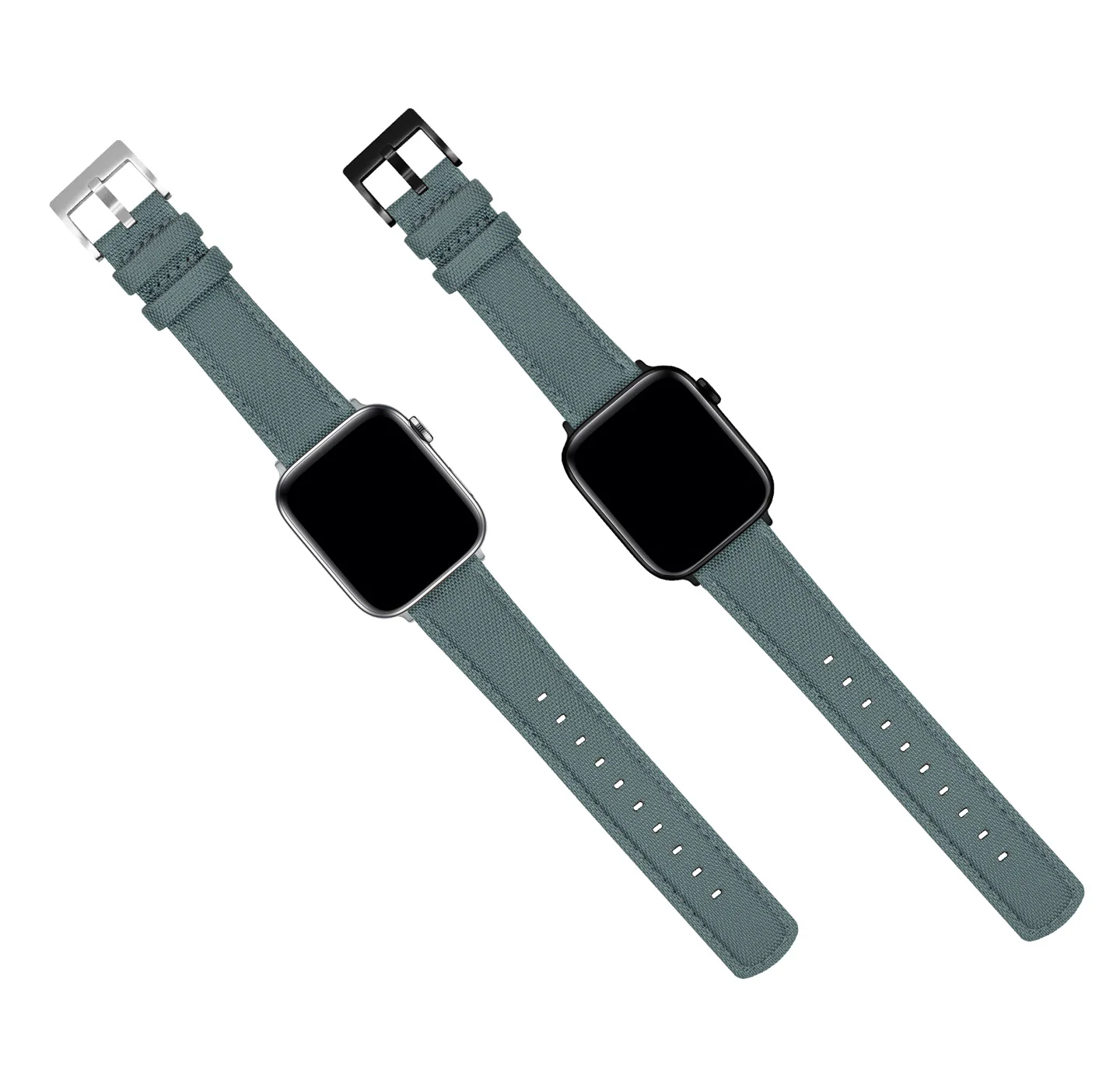 Apple Watch Slate Grey Sailcloth Watch Band - Image 4