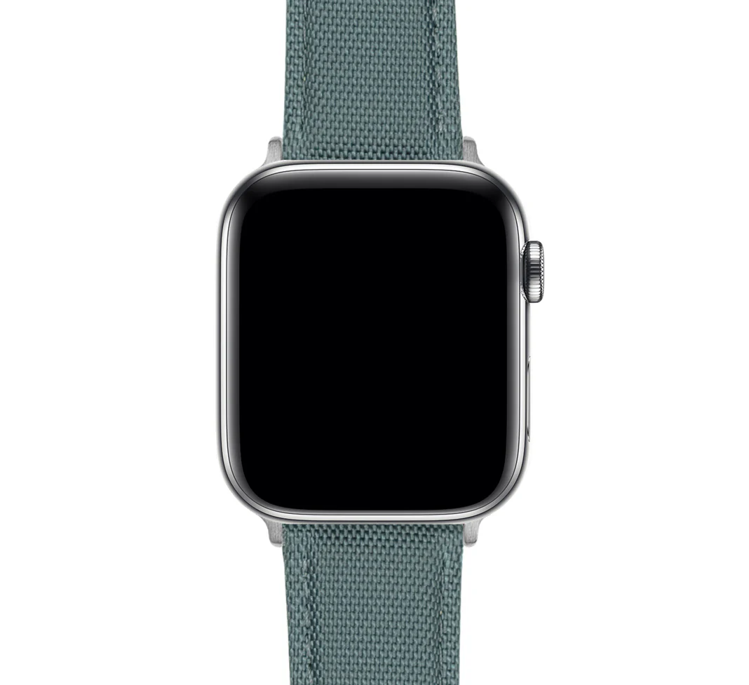 Apple Watch Slate Grey Sailcloth Watch Band - Image 7