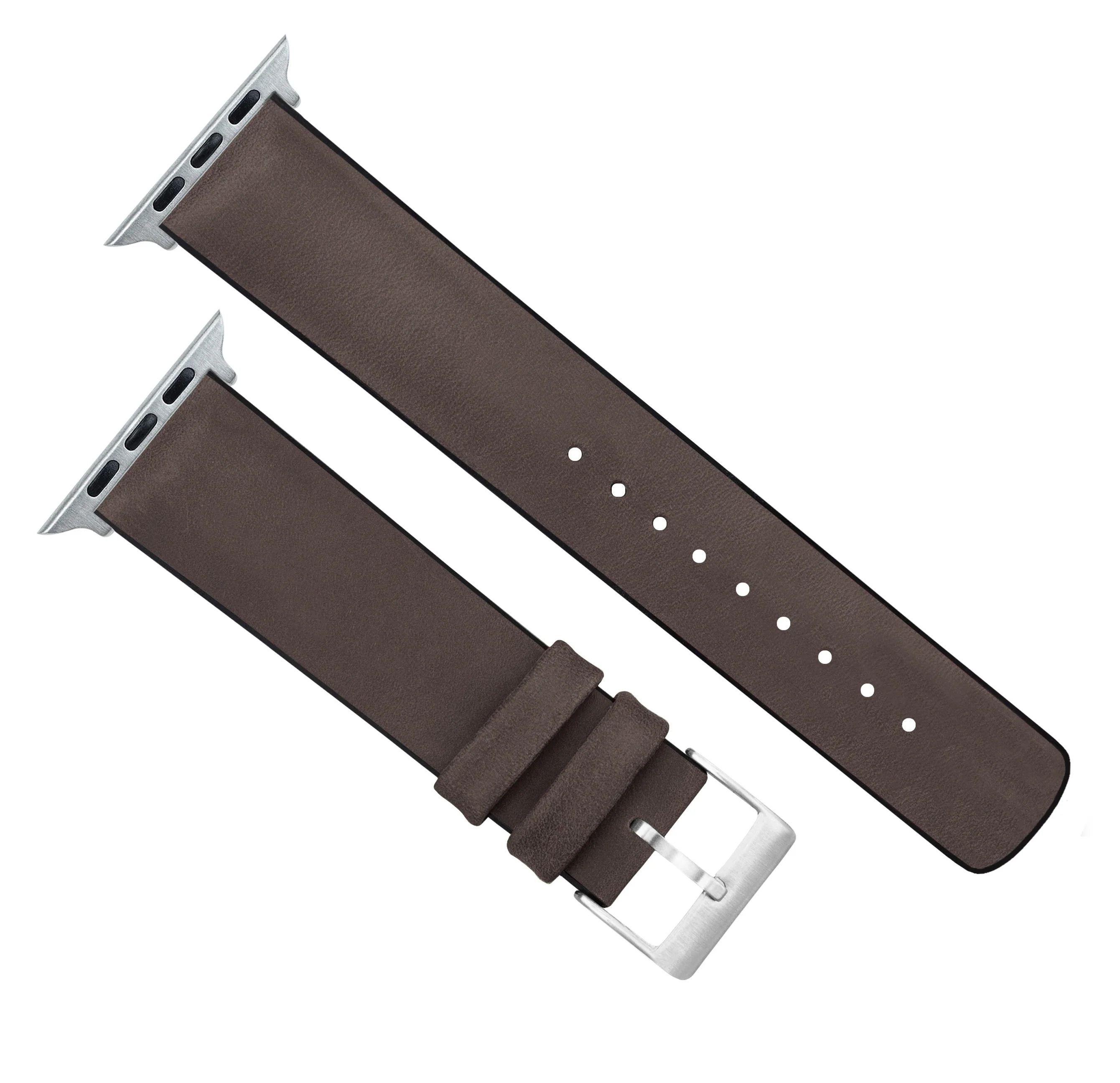 Apple Watch Smoke Leather Hybrid Watch Band - Image 3