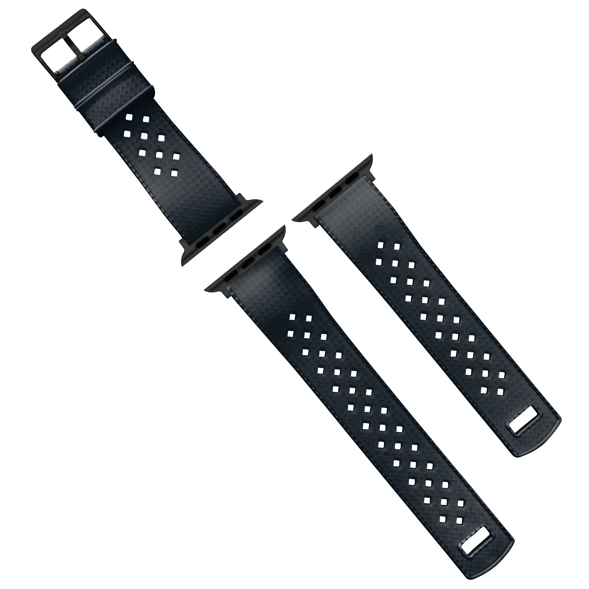 Apple Watch Tropical Style Black Watch Band - Image 10