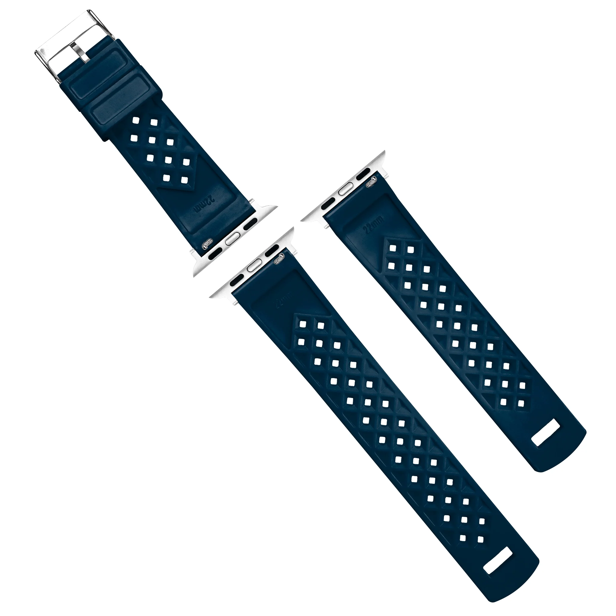 Apple Watch Tropical Style Navy Blue Watch Band - Image 10