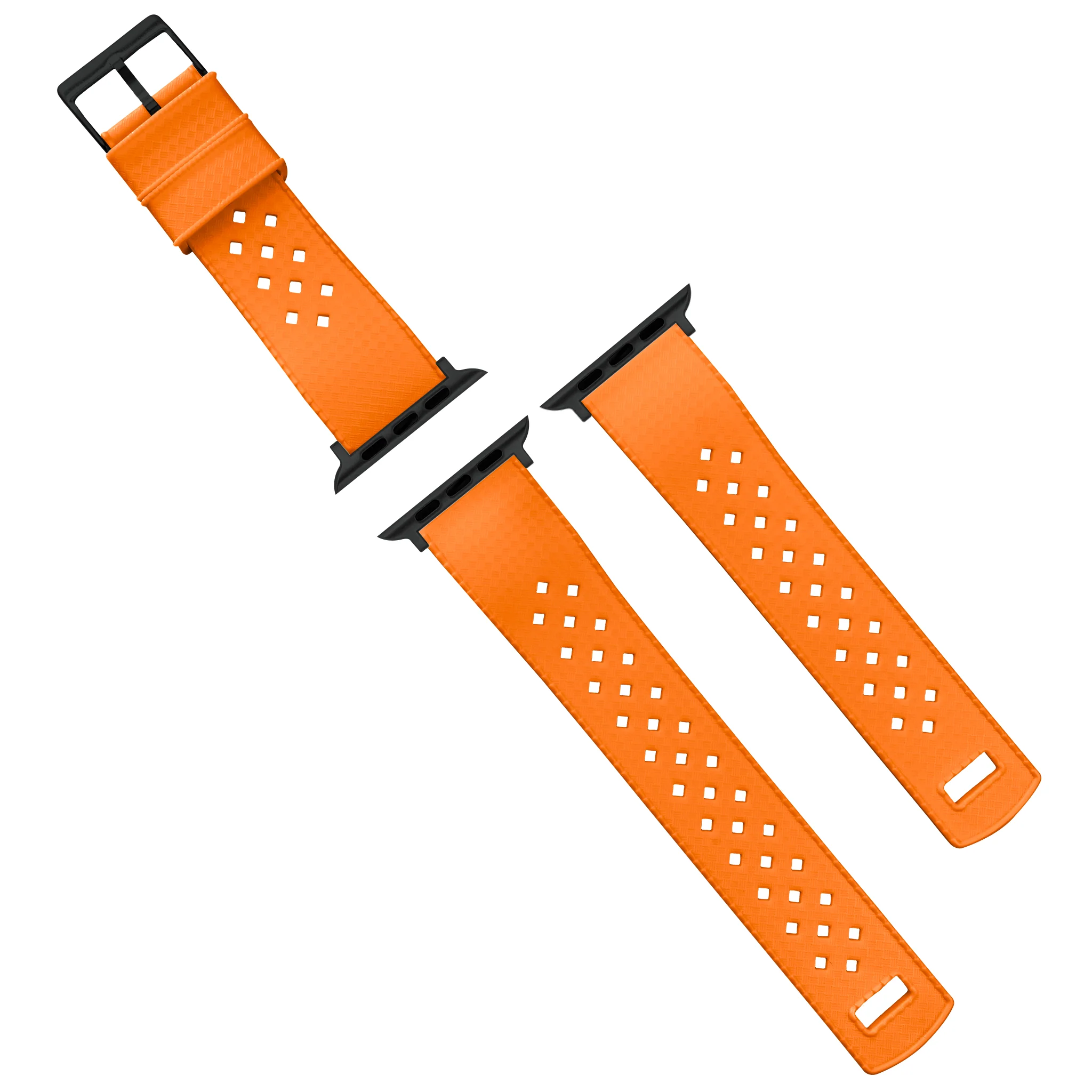 Apple Watch Tropical Style Orange Watch Band - Image 5