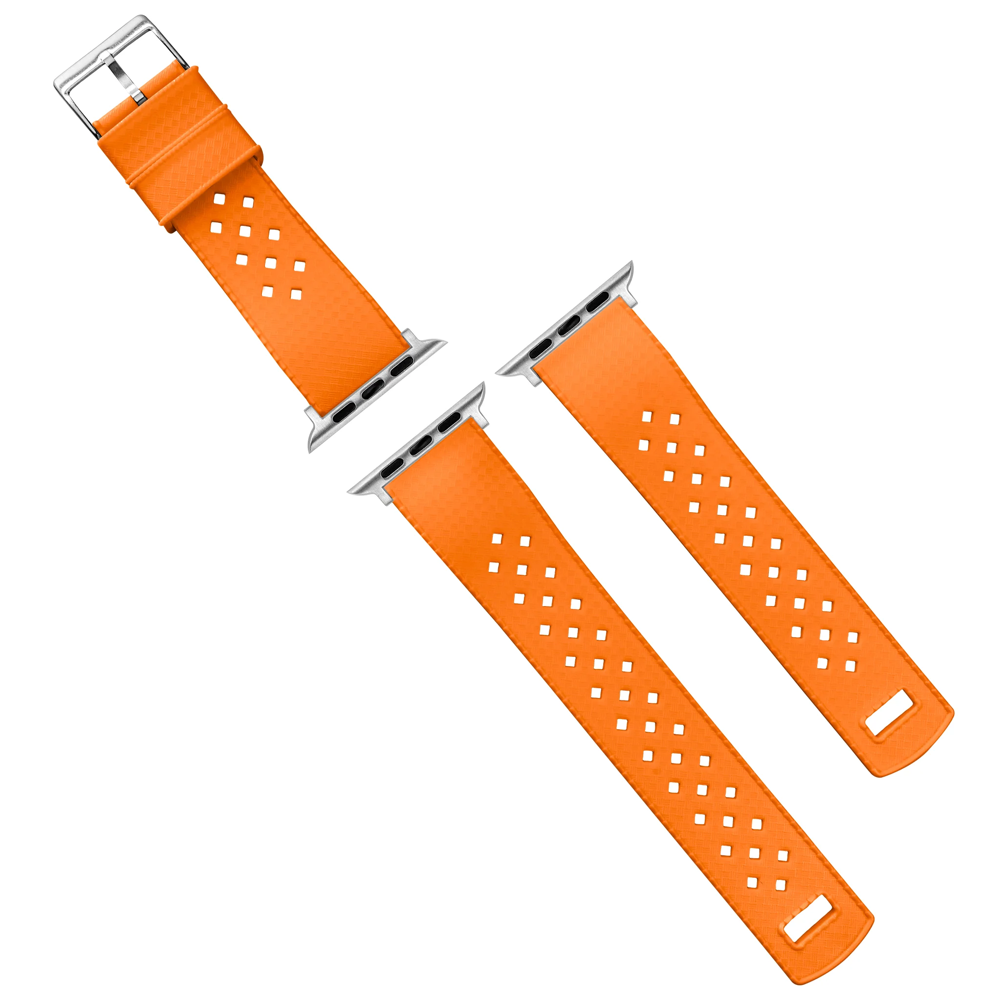 Apple Watch Tropical Style Orange Watch Band - Image 7