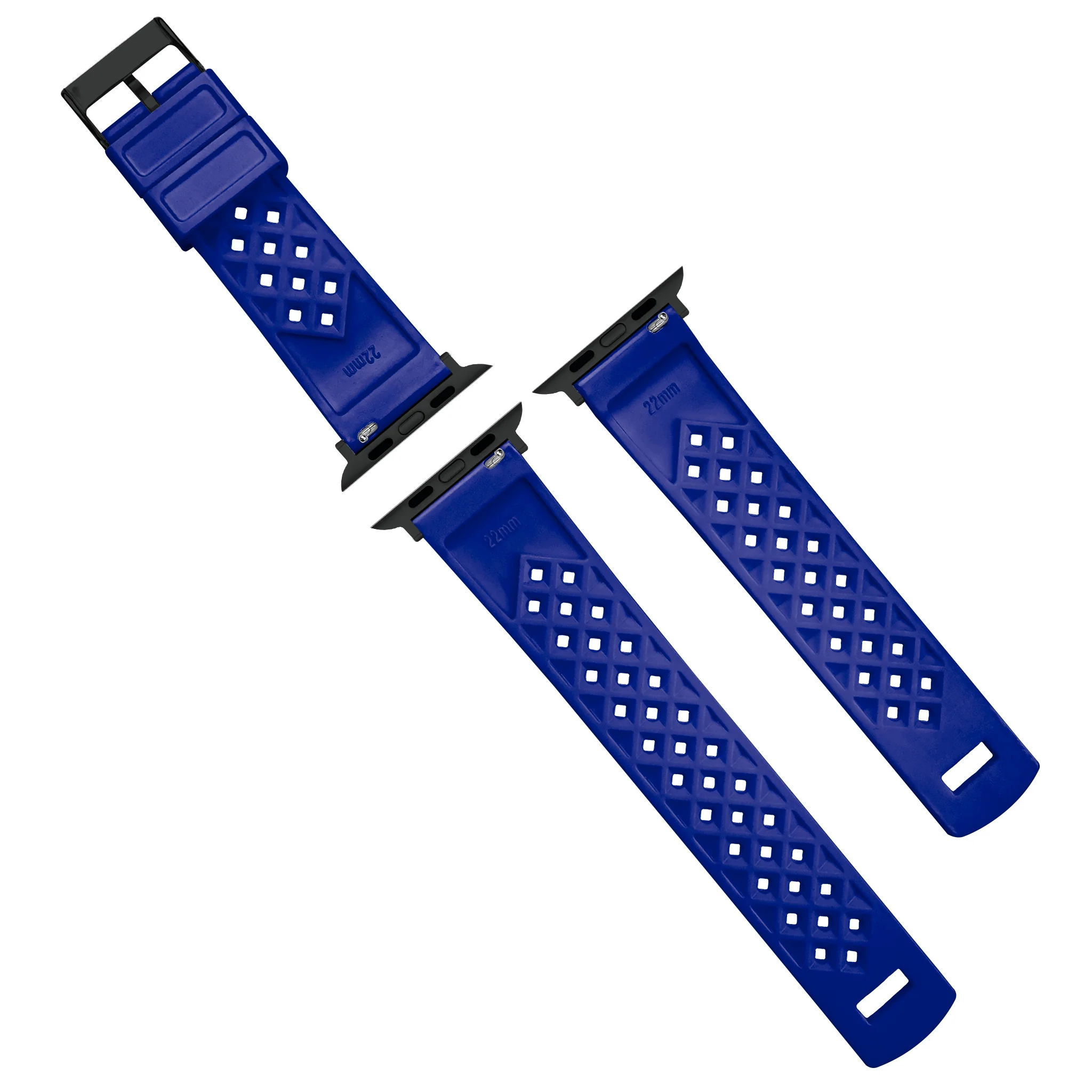 Apple Watch Tropical Style Royal Blue Watch Band - Image 5