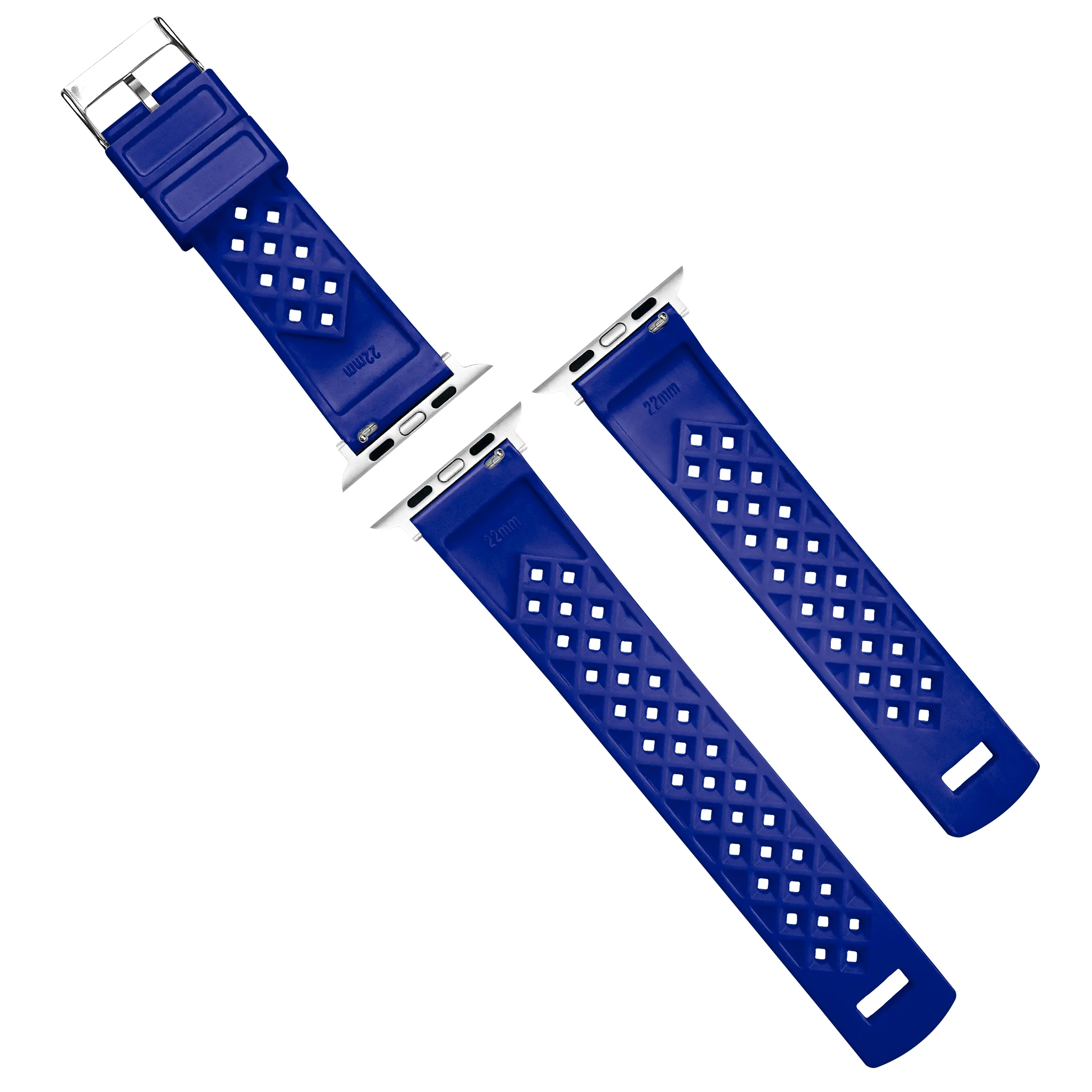 Apple Watch Tropical Style Royal Blue Watch Band - Image 7
