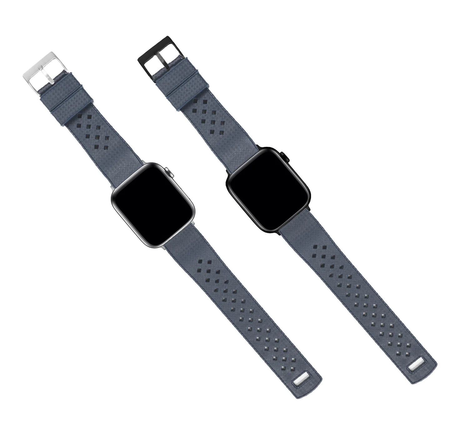 Apple Watch Tropical Style Smoke Grey Watch Band - Image 3