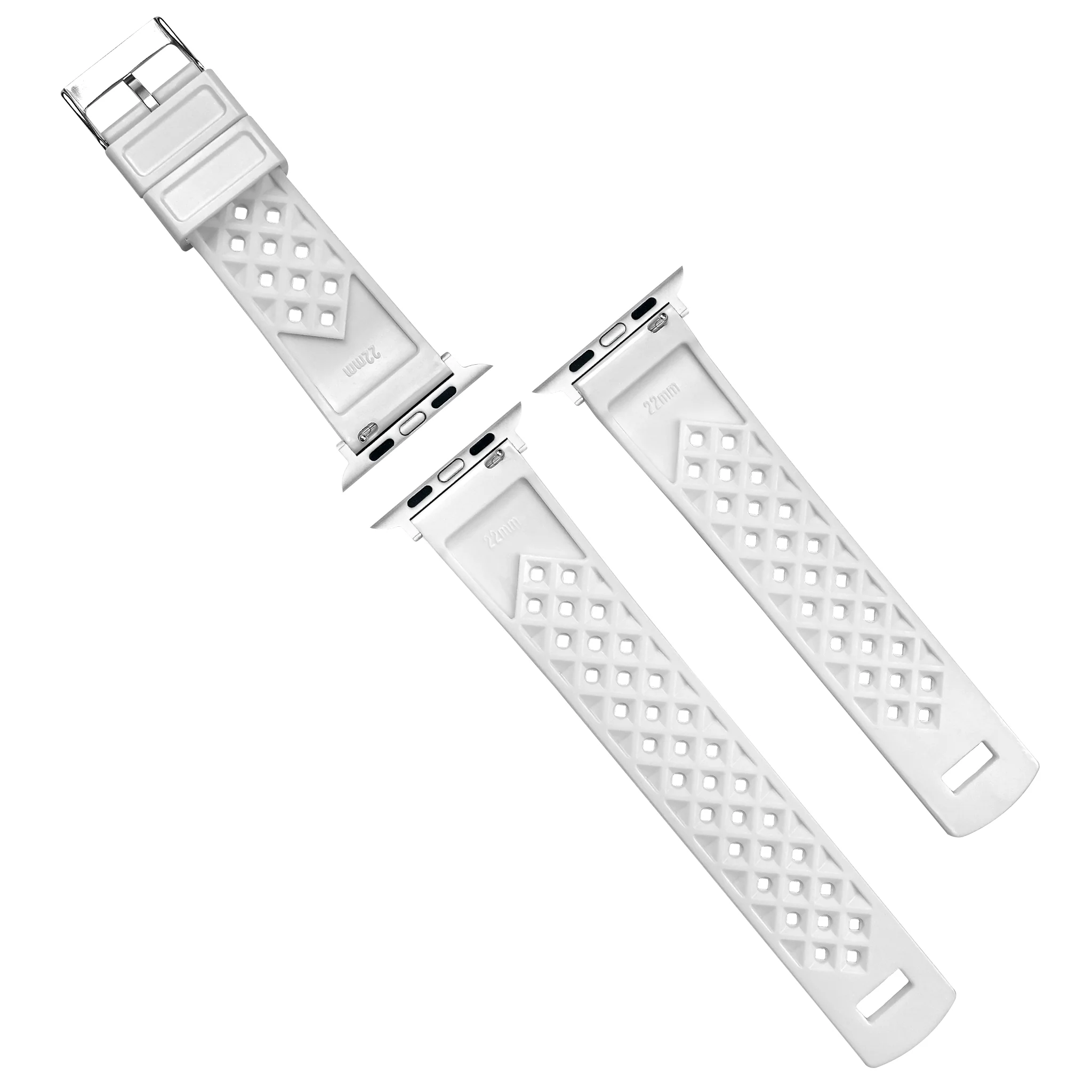 Apple Watch Tropical Style White Watch Band - Image 10