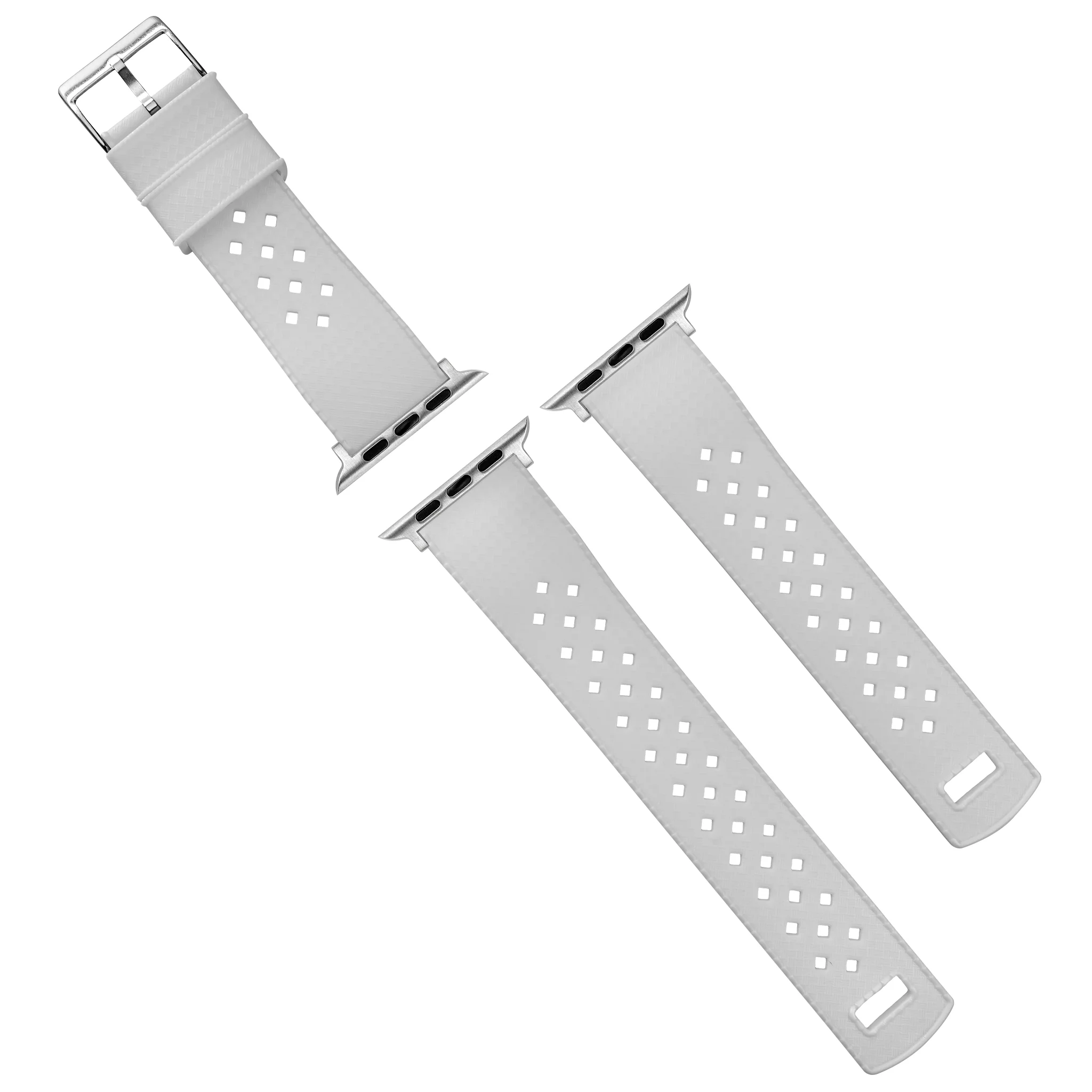 Apple Watch Tropical Style White Watch Band - Image 11