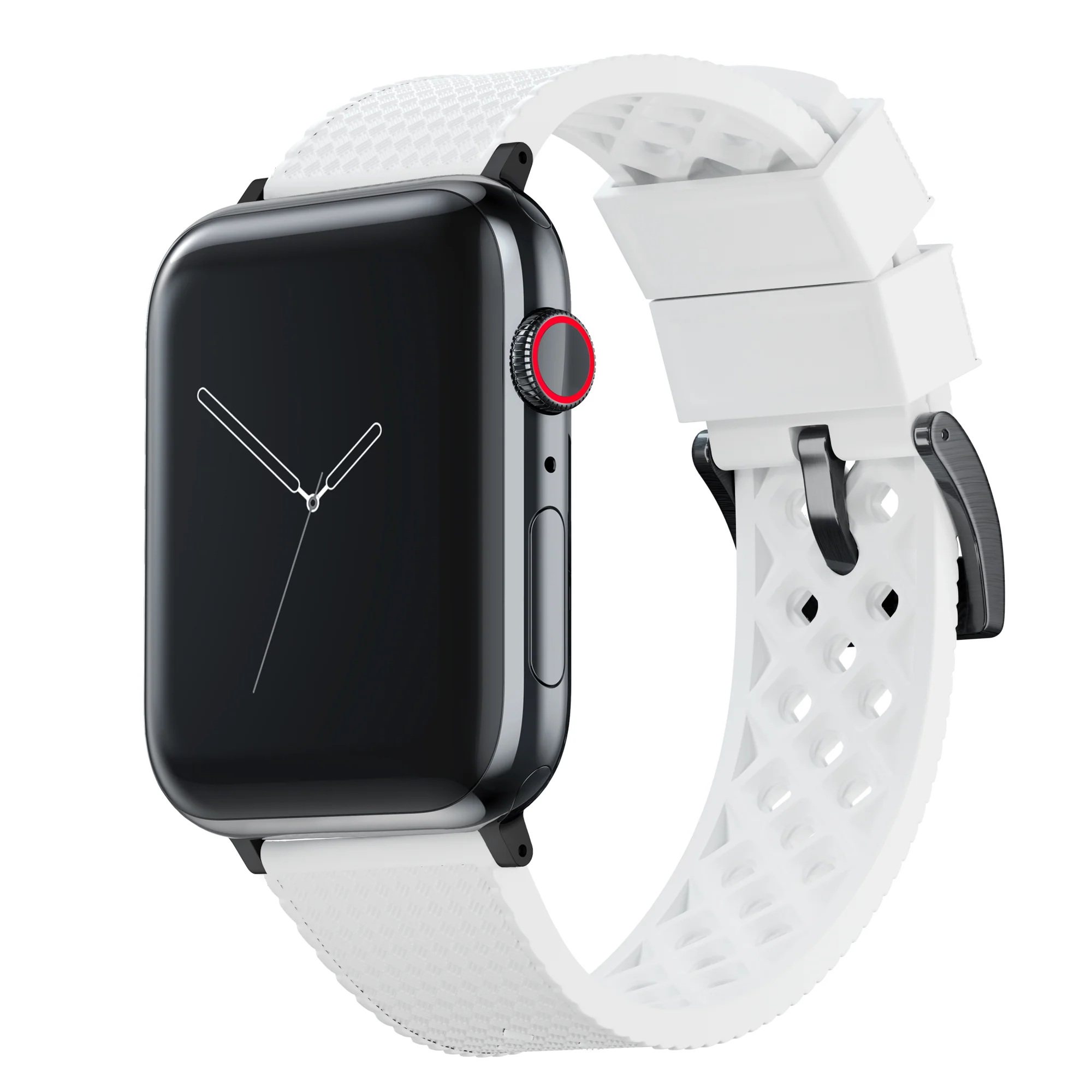 Apple Watch Tropical Style White Watch Band - Image 5