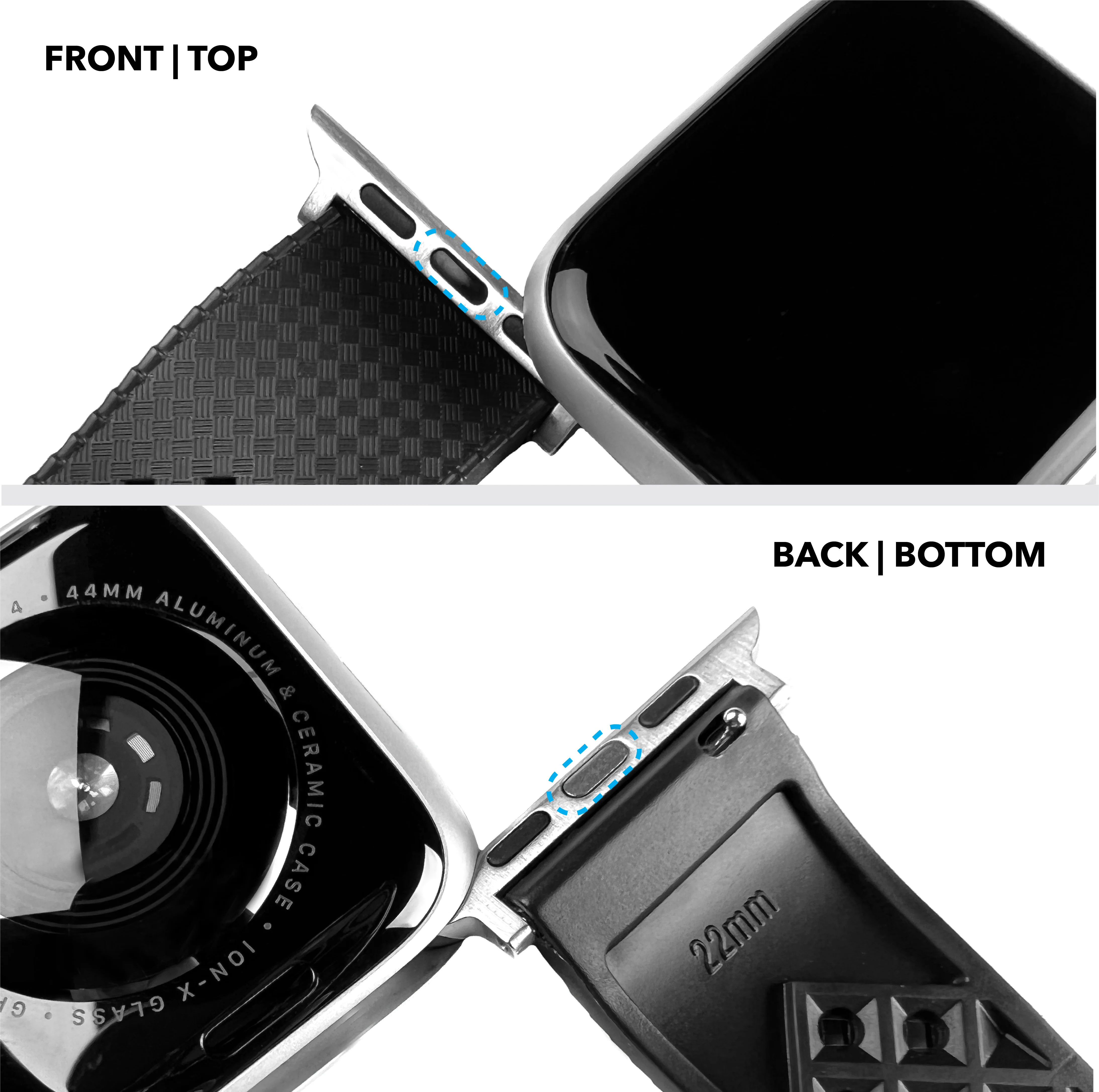 Apple Watch Tropical Style White Watch Band - Image 6