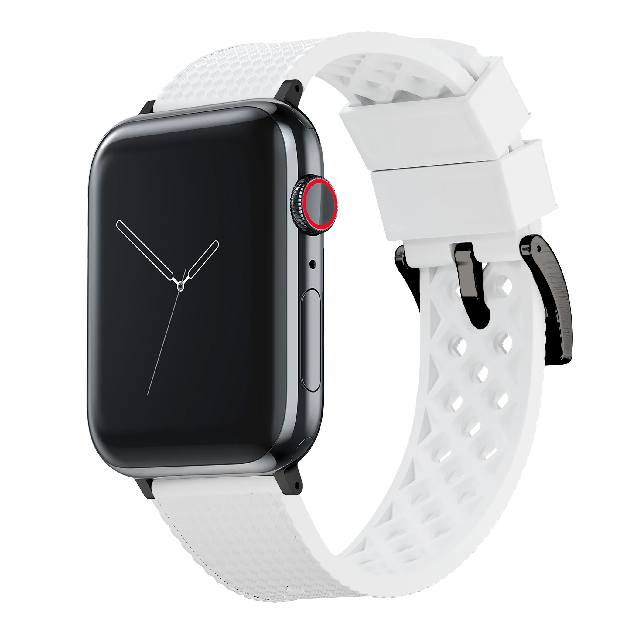 Apple Watch Tropical Style White Watch Band - Image 7