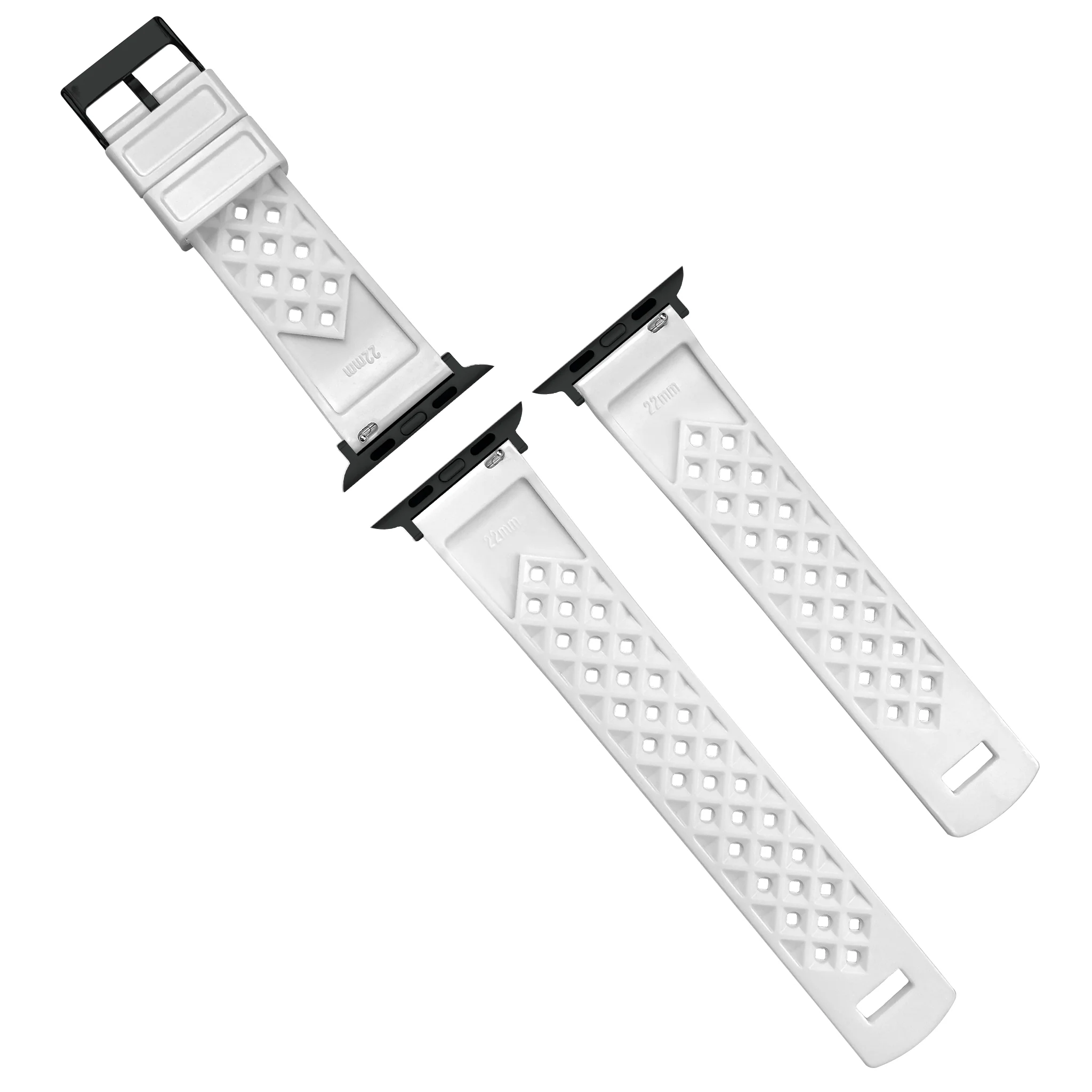 Apple Watch Tropical Style White Watch Band - Image 8