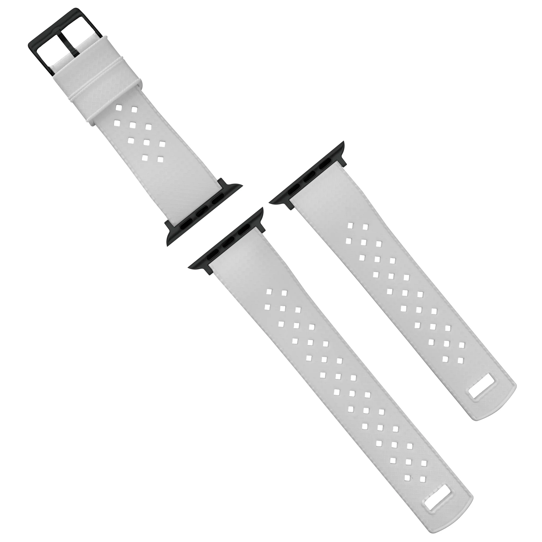 Apple Watch Tropical Style White Watch Band - Image 9